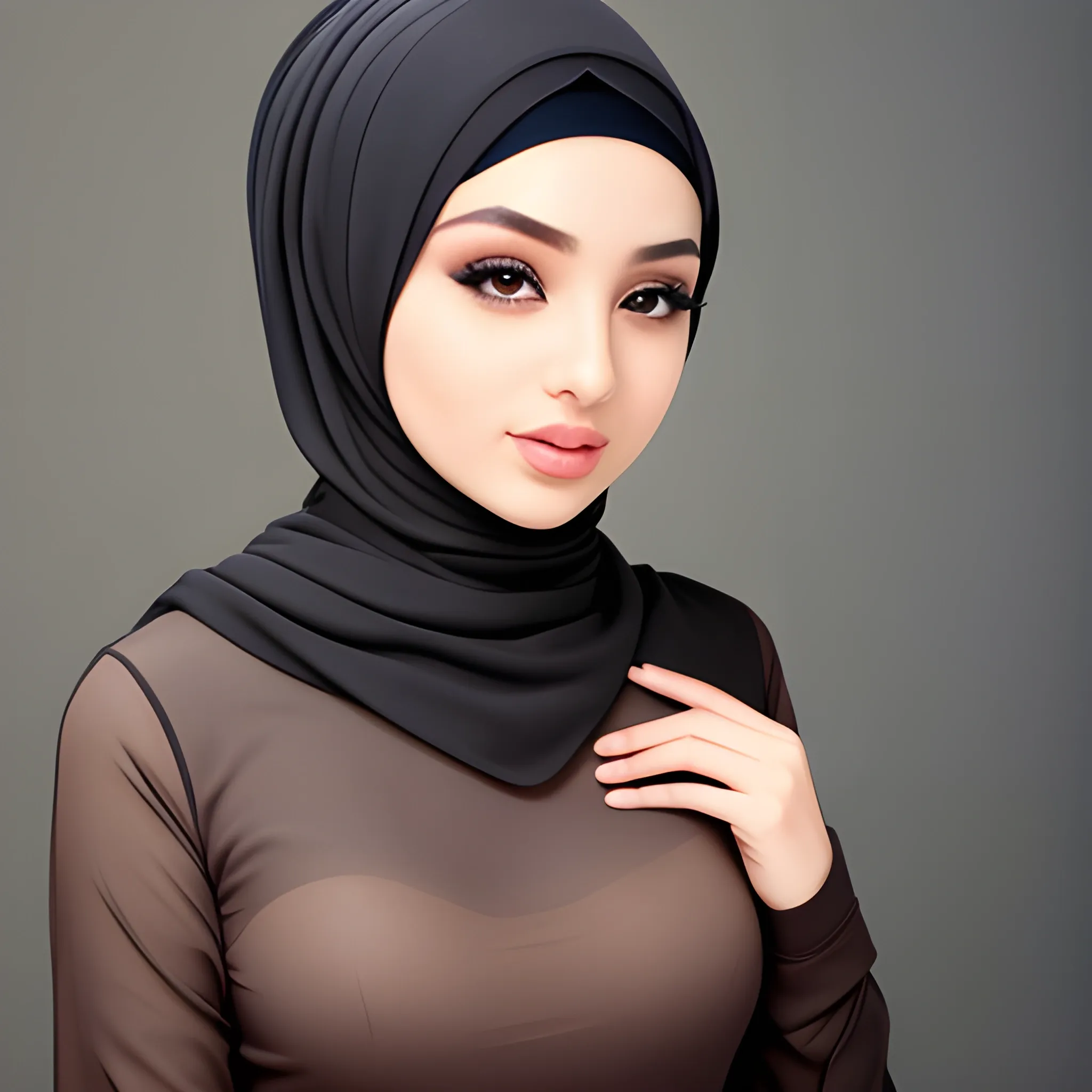 Sexy hijab ai