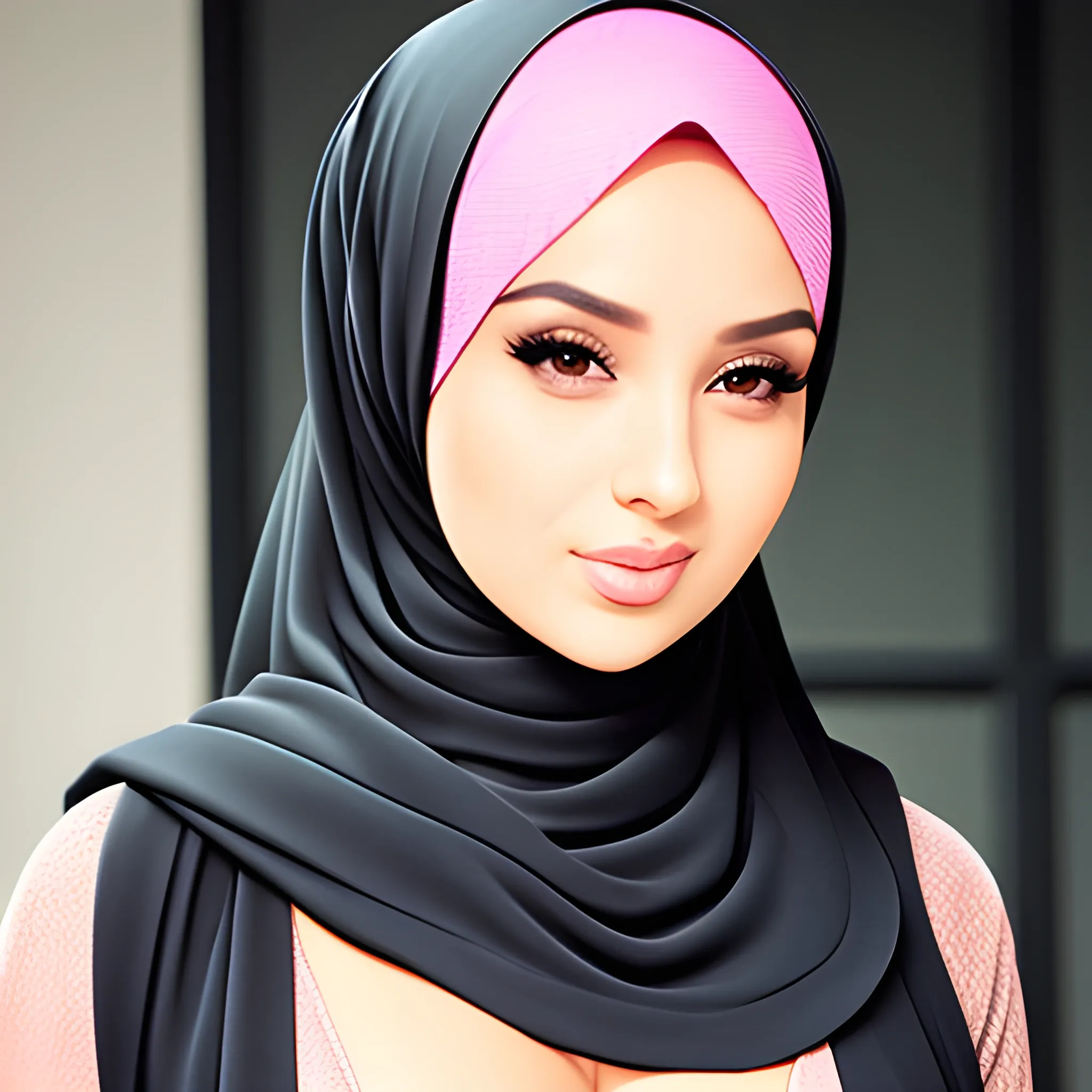 sexy hijab babe - Arthub.ai