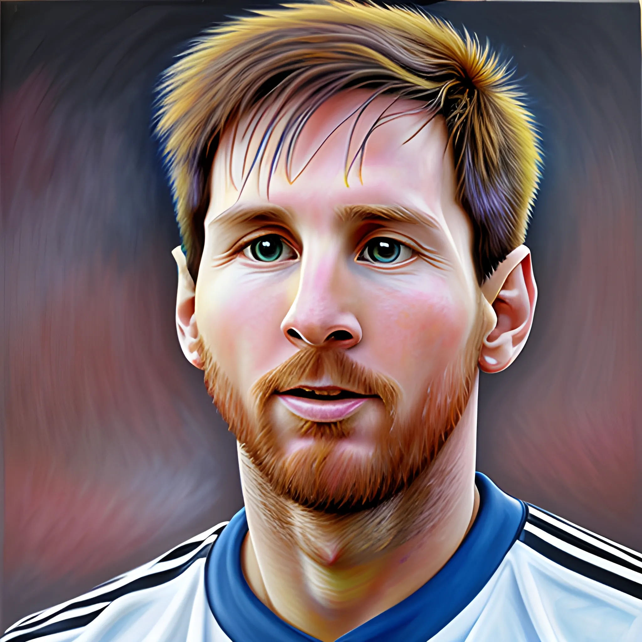Oil Painting messi