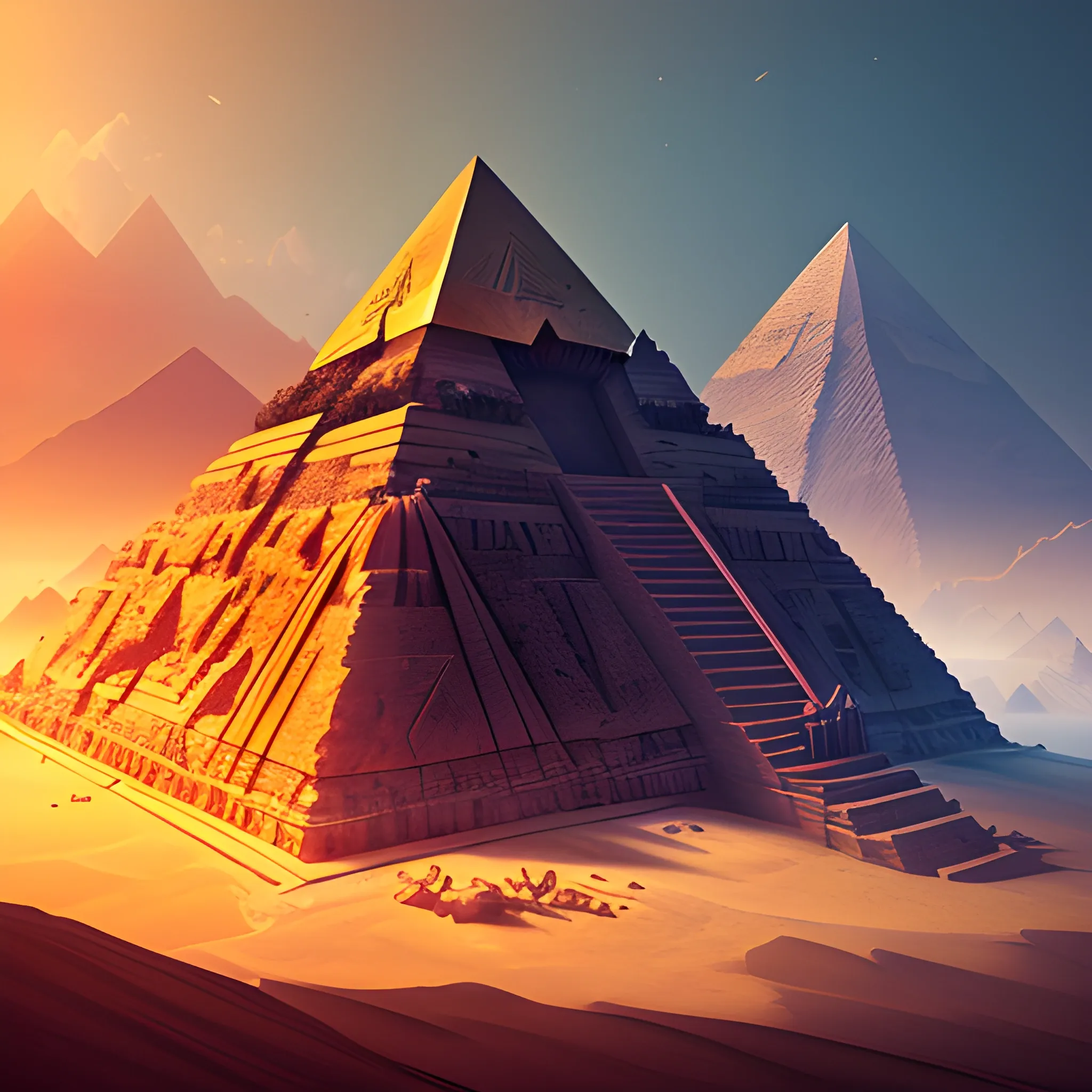 pyramid, dessert, black pyramid, high resolution, high quality ...