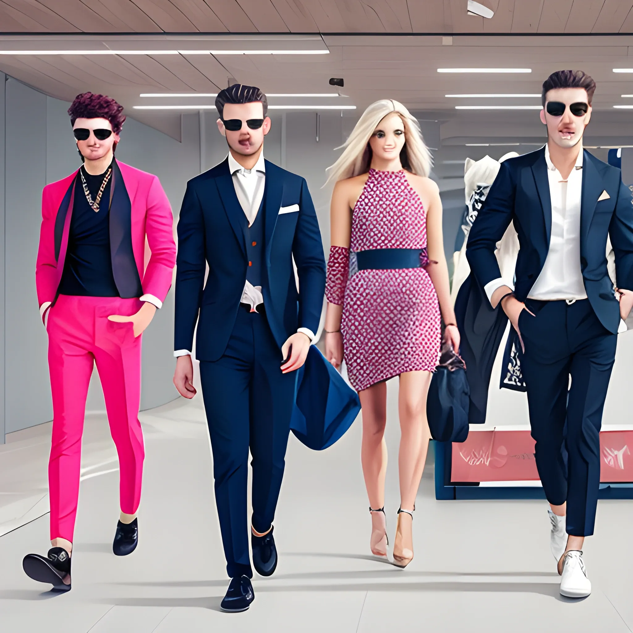 Our eye-catching banner image showcases the latest fashion trends for both men and women. It features stylish models wearing fashionable outfits, representing the diverse range of products available in our store.