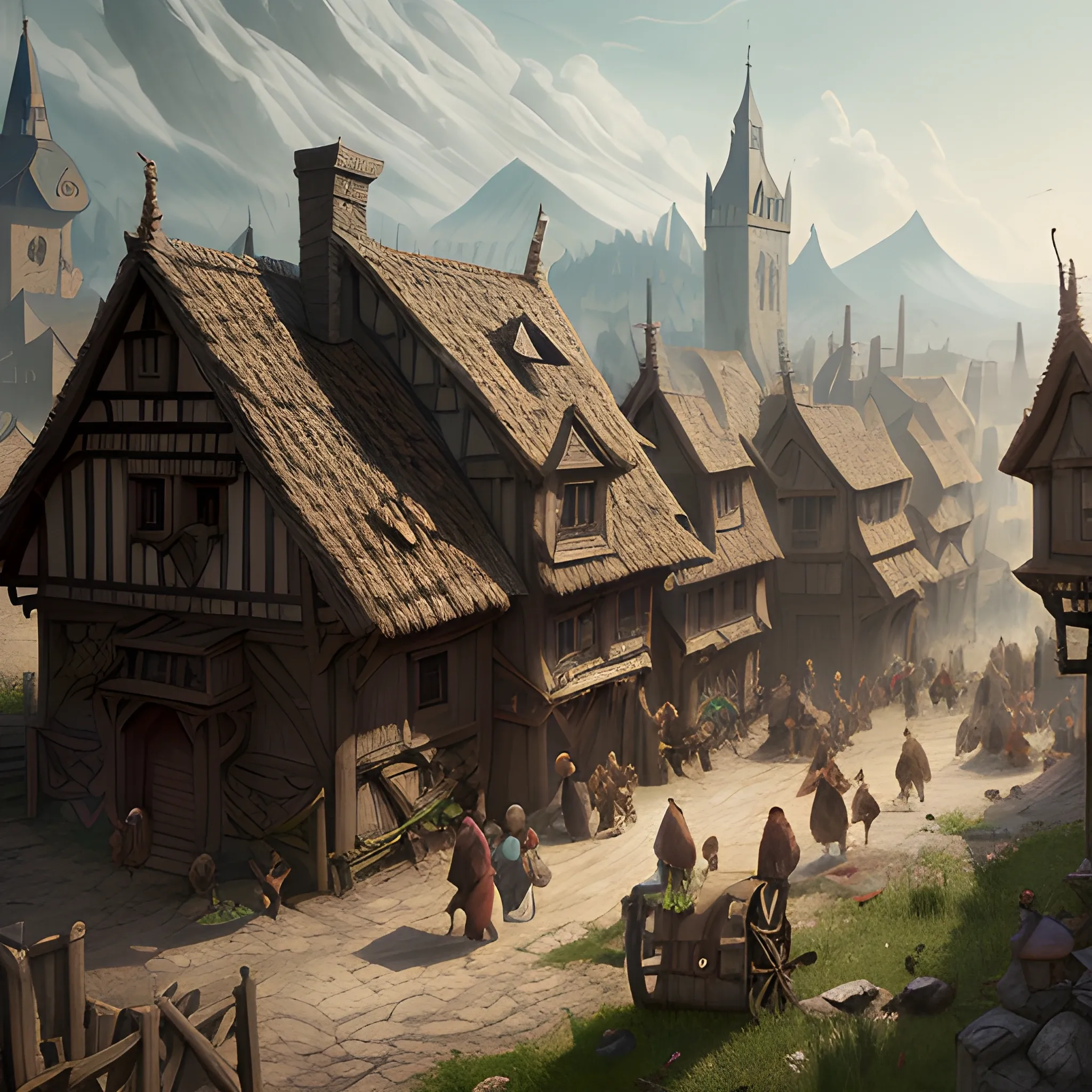 sick peasant, sick villager, plague epidemic, high fantasy, 8k, high resolution, high quality, photorealistic, hyperealistic, detailed, detailed matte painting, deep color, fantastical, intricate detail, splash screen, complementary colors, fantasy concept art, 8k resolution trending on Artstation Unreal Engine 5