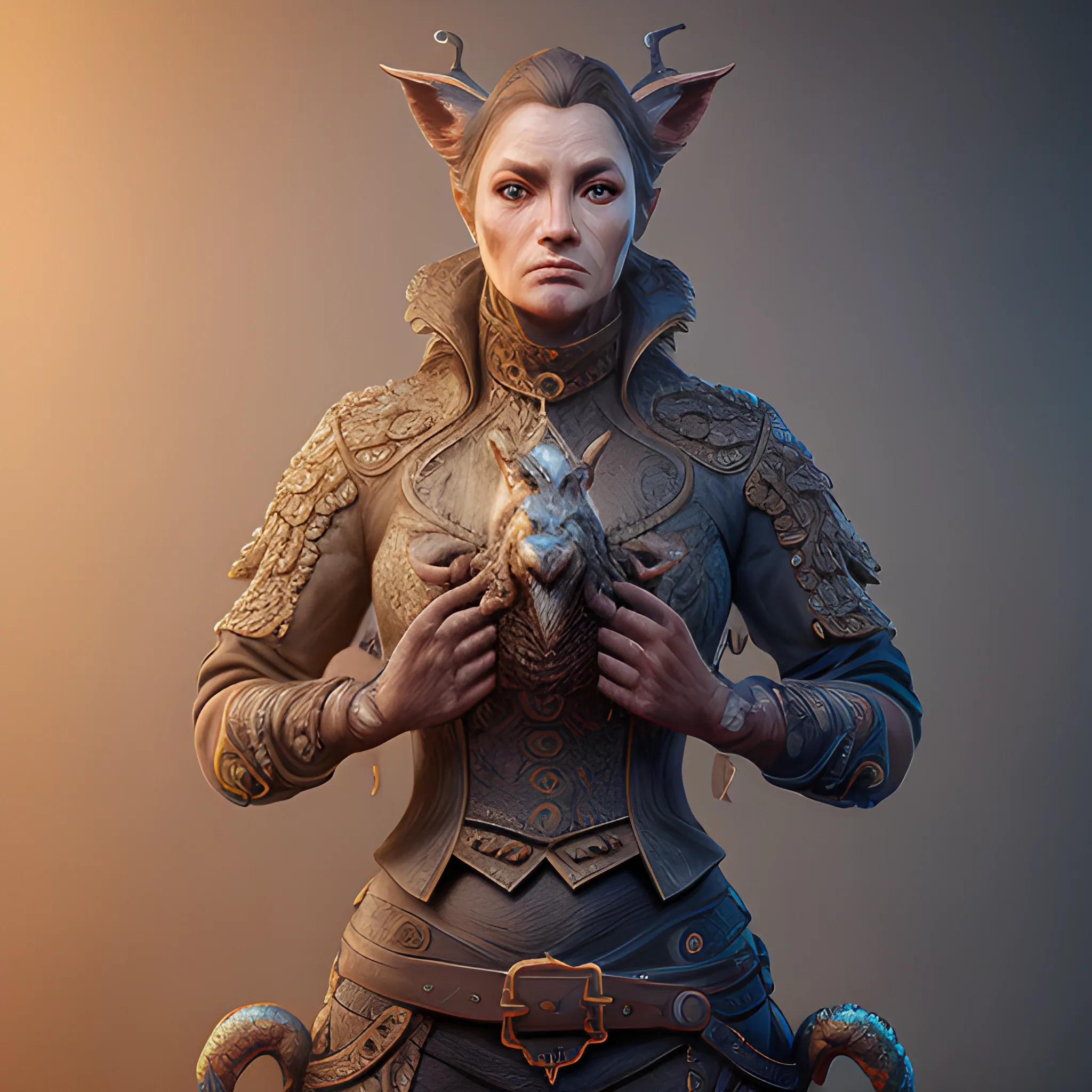 animal trainer, insane detailed face, full body view, hyperealistic, detailed, detailed matte painting, deep color, fantastical, intricate detail, splash screen, complementary colors, fantasy concept art, 8k resolution trending on Artstation Unreal Engine 5