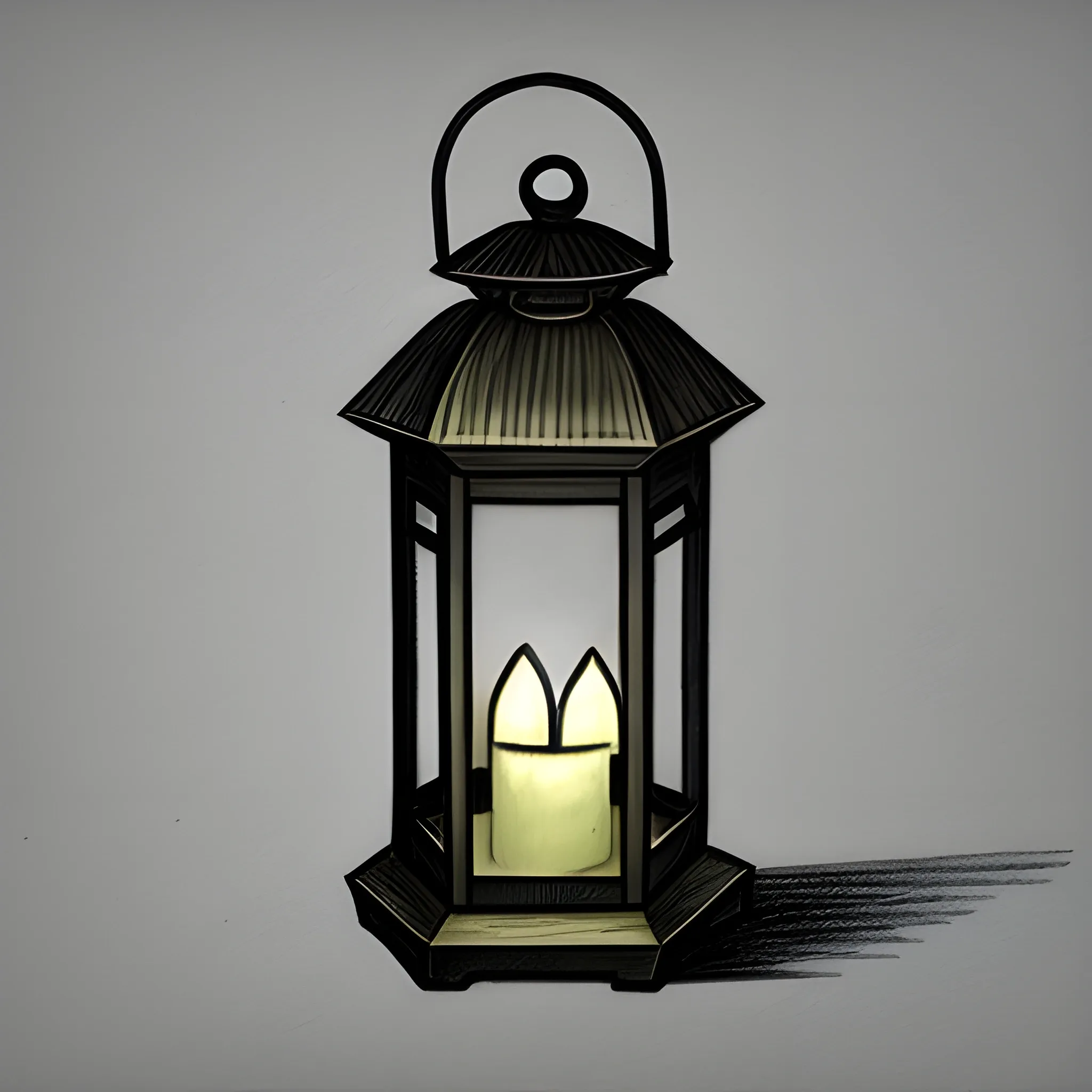 How to Draw a Lantern  Really Easy Drawing Tutorial