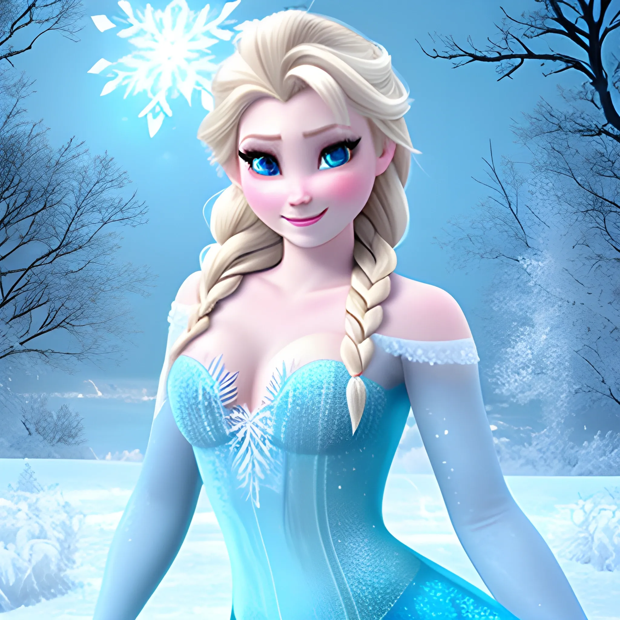 Slutty Elsa frozen


