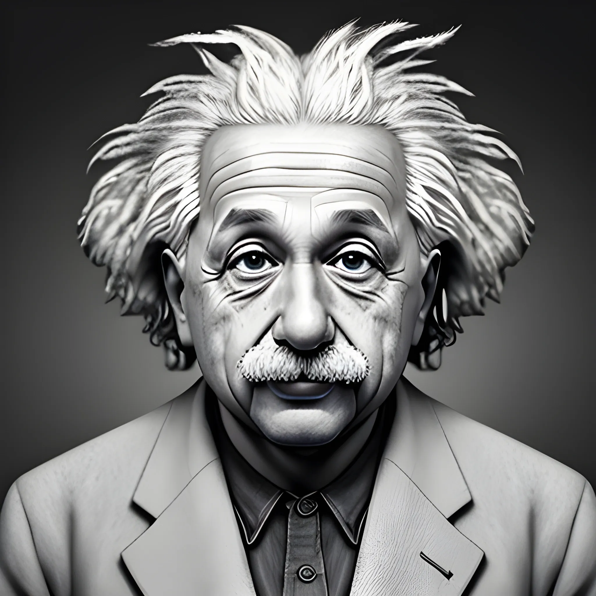 Einstein ultra realistic portriate