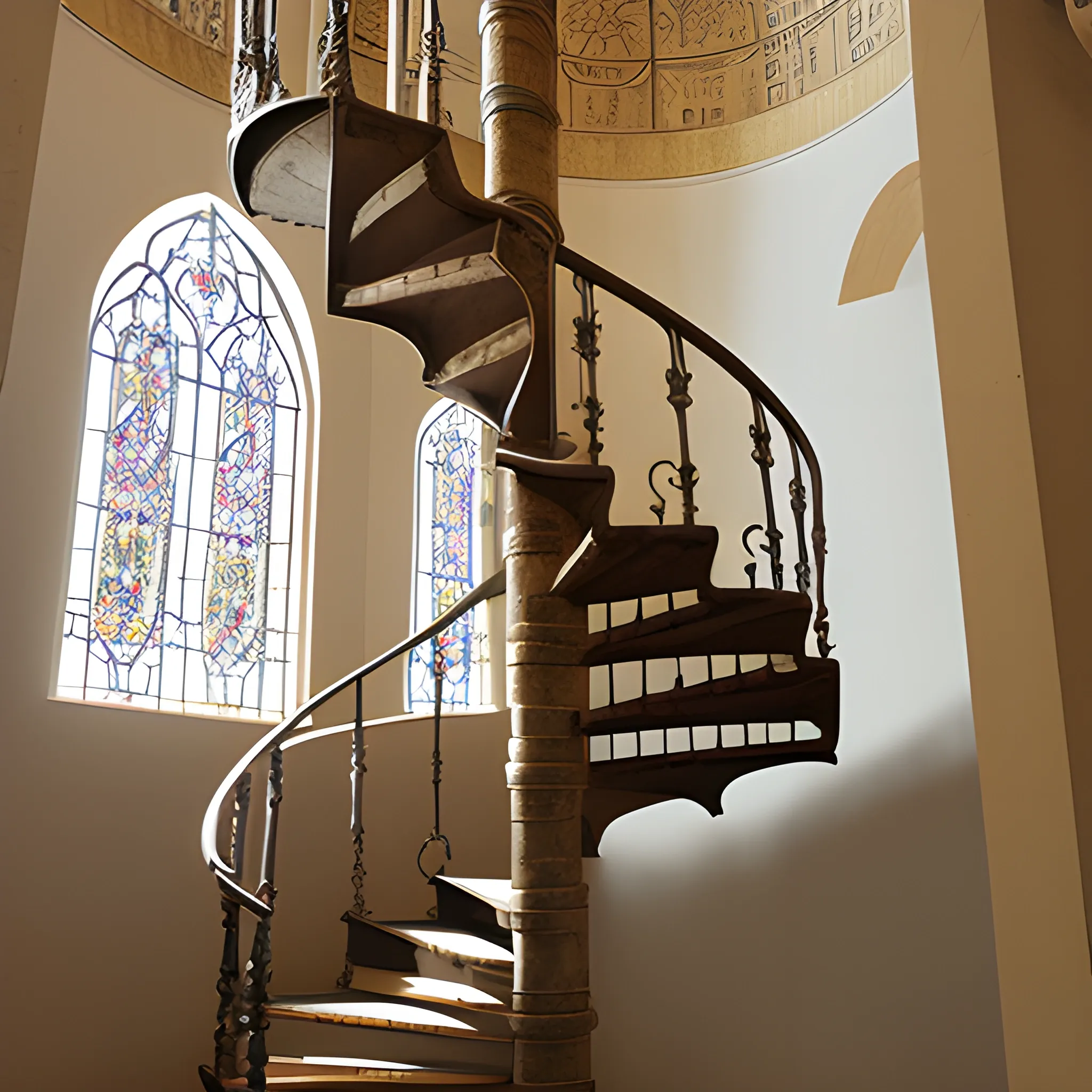 castle spiral staircase