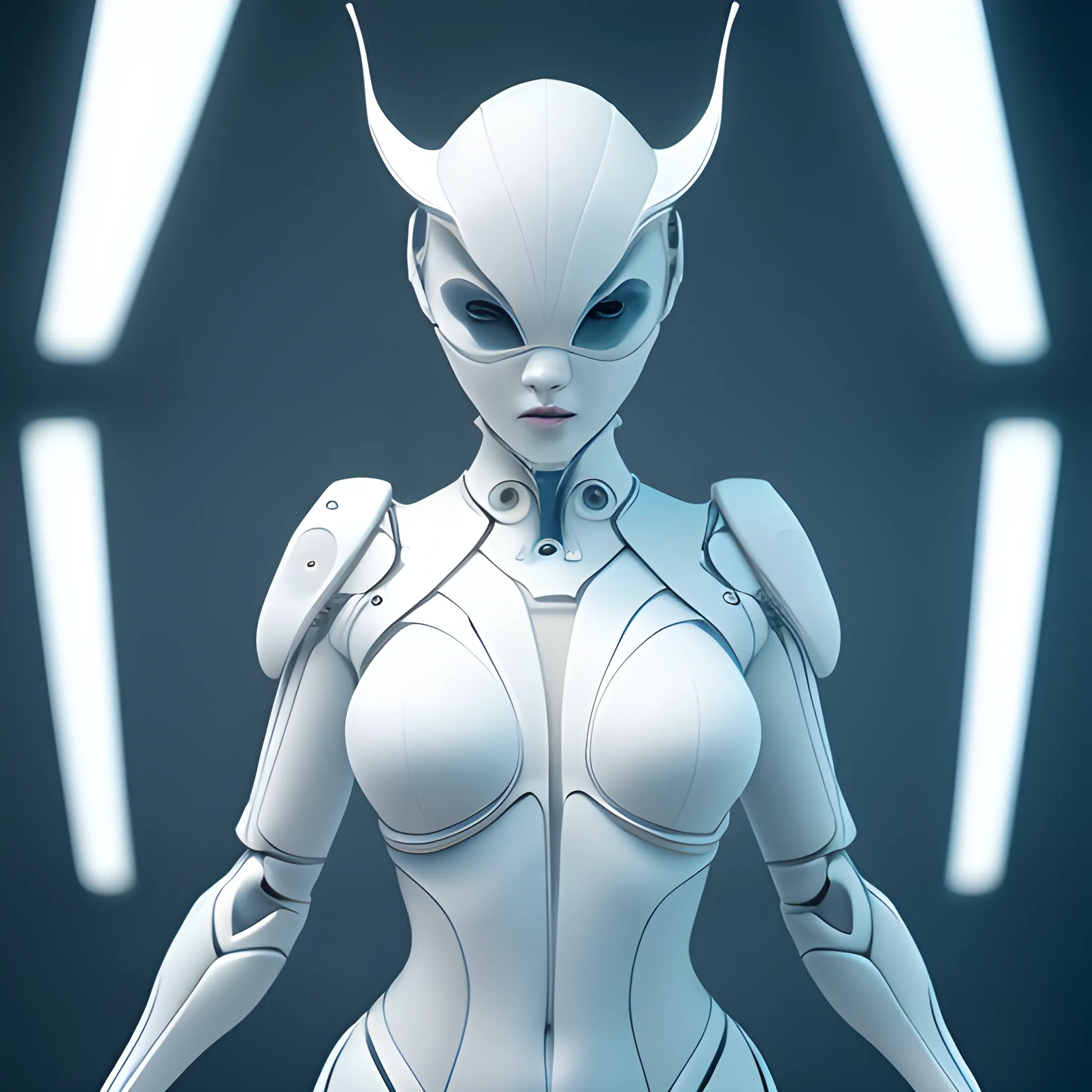 mdjrny-v4 style, A real perfect female anatomy made by beautiful and elegant pure white bio organic ceramic   hyper details   concept futuristic style and ecorchè style   cinematic lights   photo bashing   epic cinematic   octane render   extremely high detail   post processing   8k   denoise --upbeta --q 2 --v 4, 3D, 3D, Cartoon, 3D