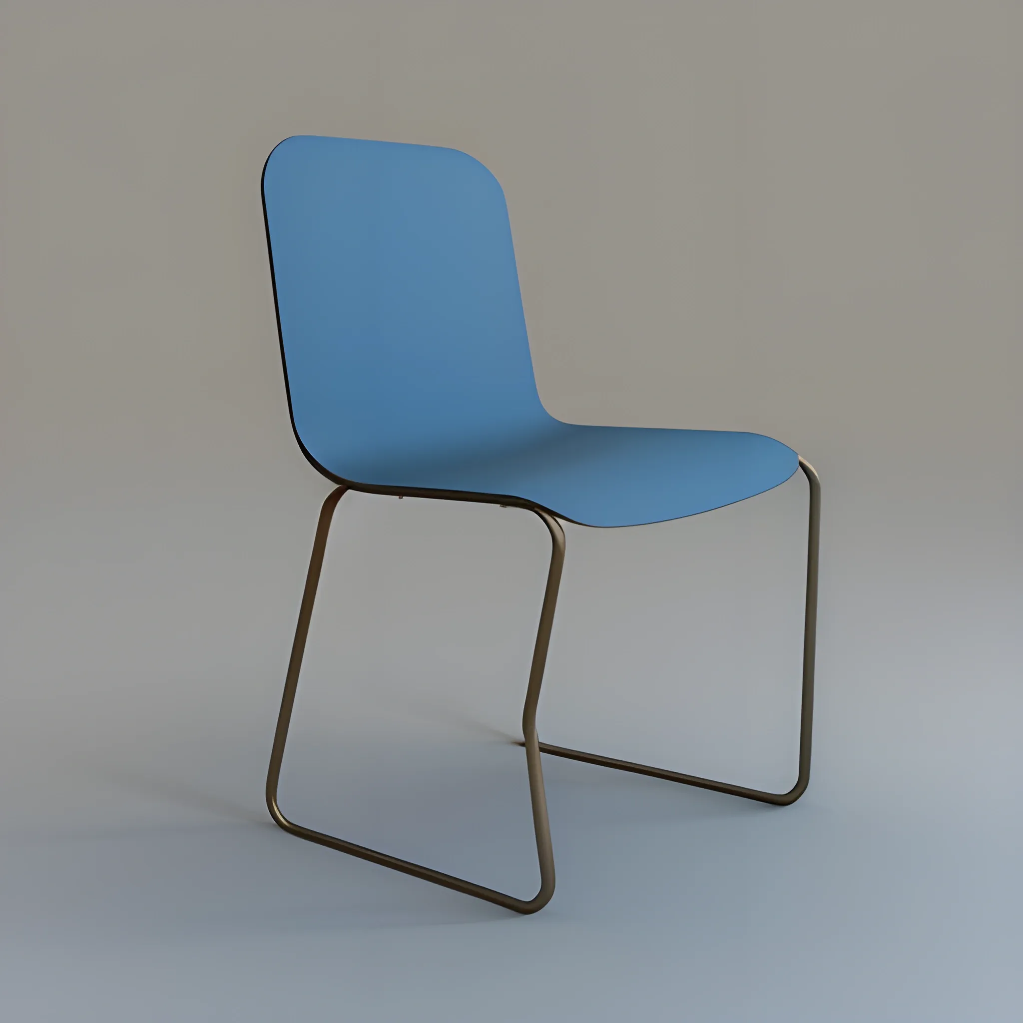 Create a monumental modern sculptured  one italian CHAIR in Claes Oldenburg style, simple design as Bahaus style, minimal, geometric simplicity, Bronce material surface  , asymetric composition , blue sky background, pretty detailed HD render, classic base, fountain, 3D, 