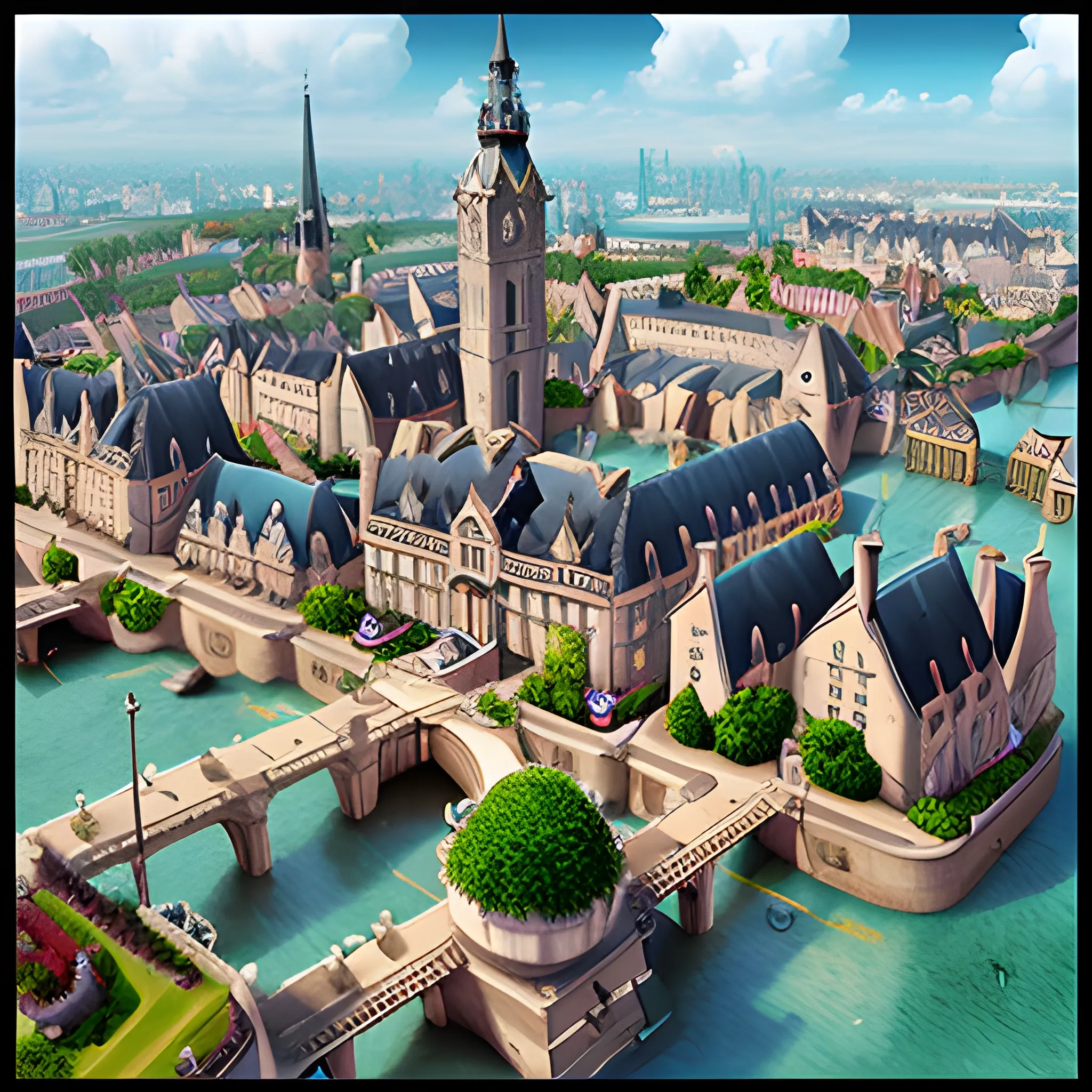 cité royale fantasy art
