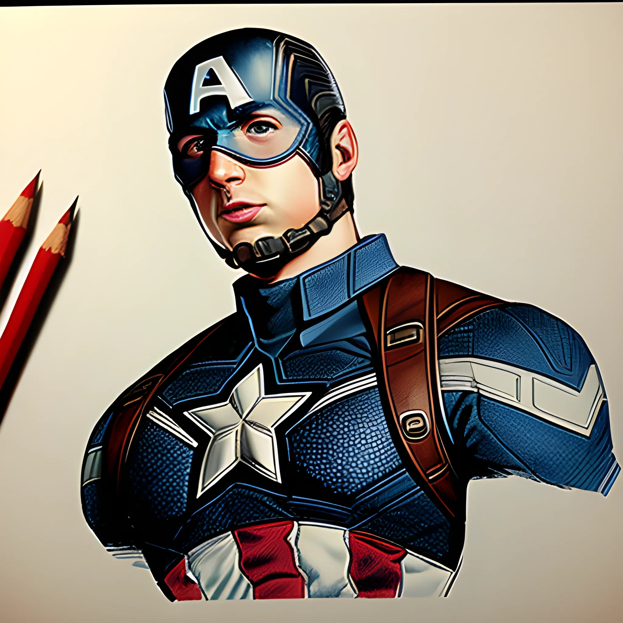 How to draw: Captain America - easy step by step tutorial for kids