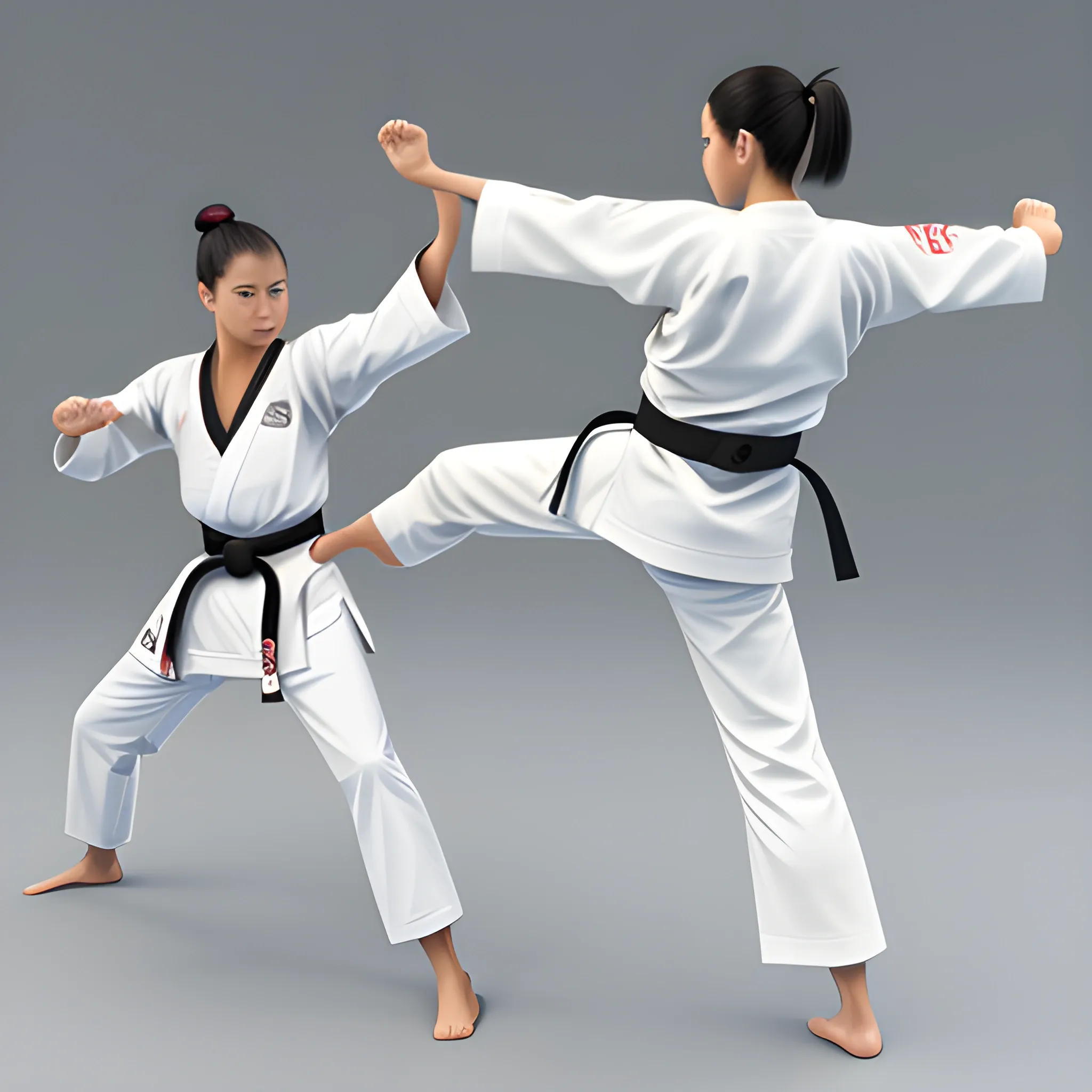 Karate, 3D