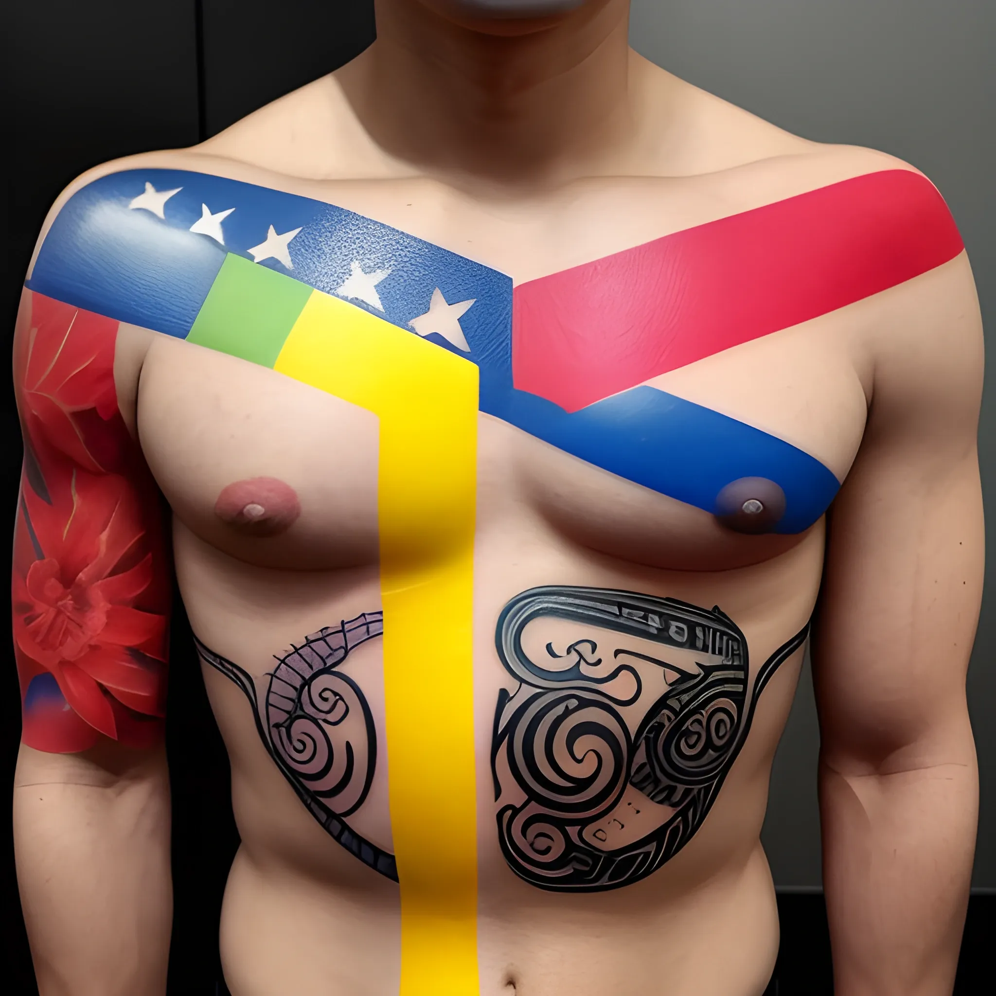 represent Colombia in a tattoo