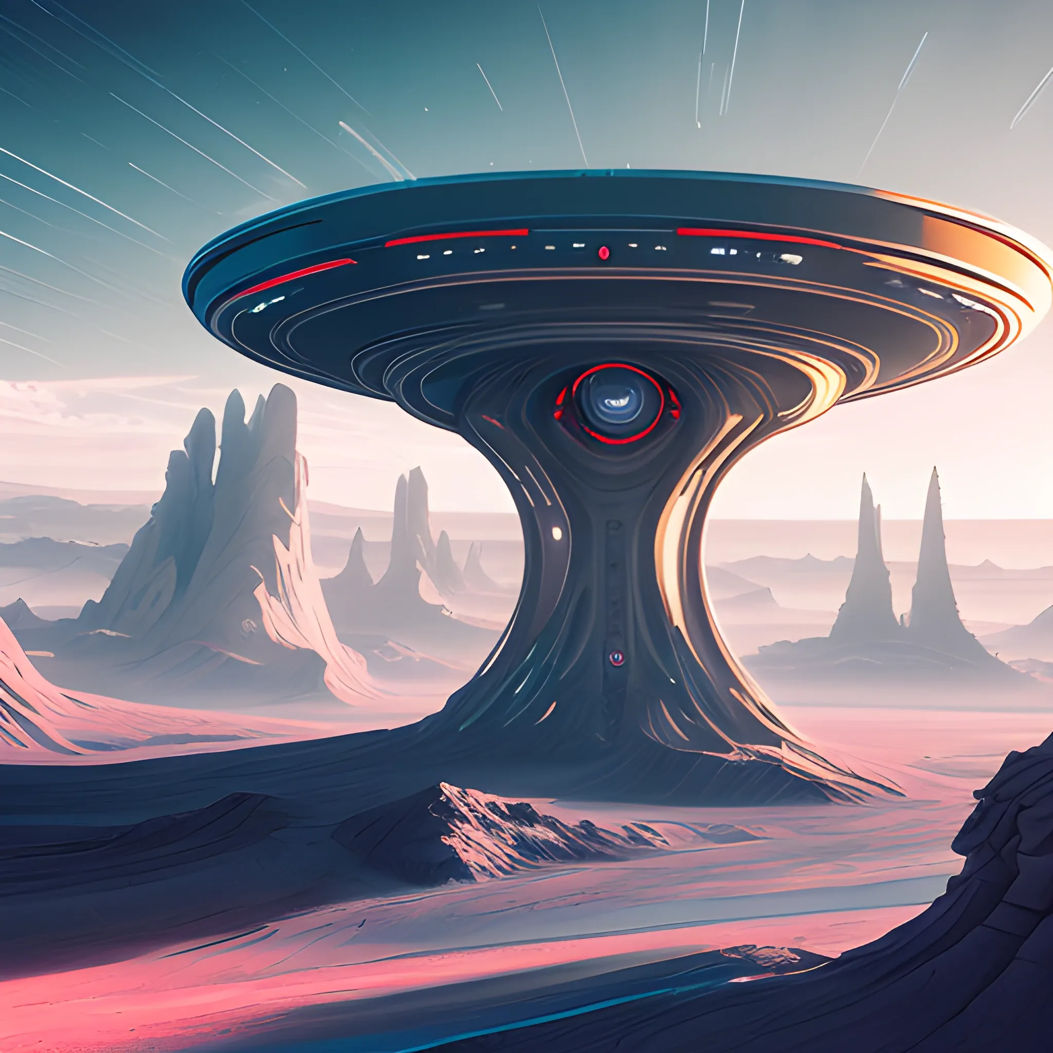 futuristic landscape