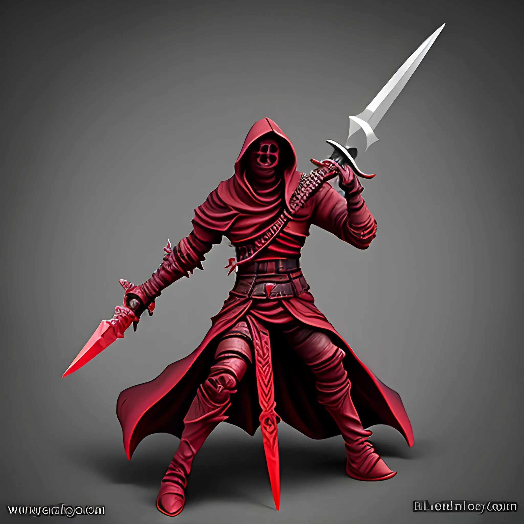 Create a redrobed cultist with daggers
