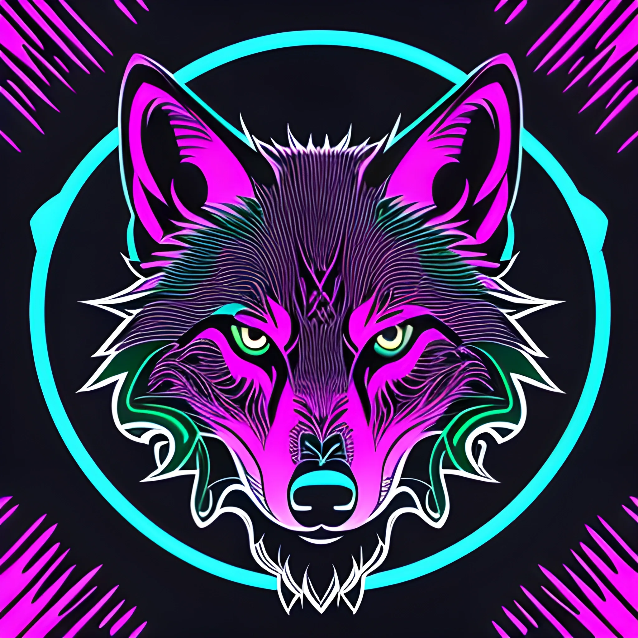 celtic wolf , logo, vector, graphic, synthwave, vivid colors, detailed --v 5 --q 2 --v 5 --s 250 --v 5 --s 250 - Image #  
