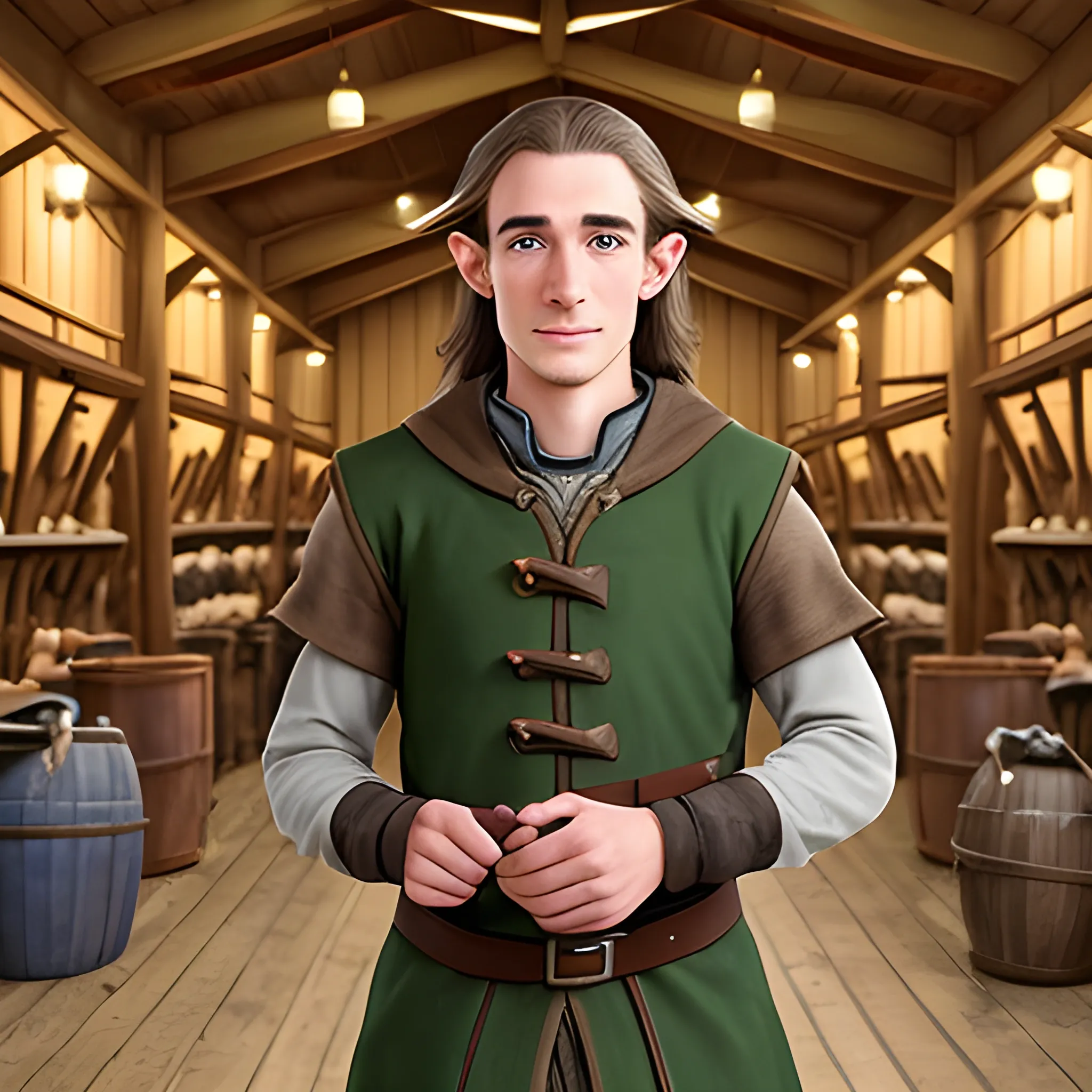Kaelen the Stable Master: Kaelen, a friendly half-elf, manages the village stables. Known for his calming presence around horses, he ensures that the steeds are well cared for and ready to carry travelers to their destinations.