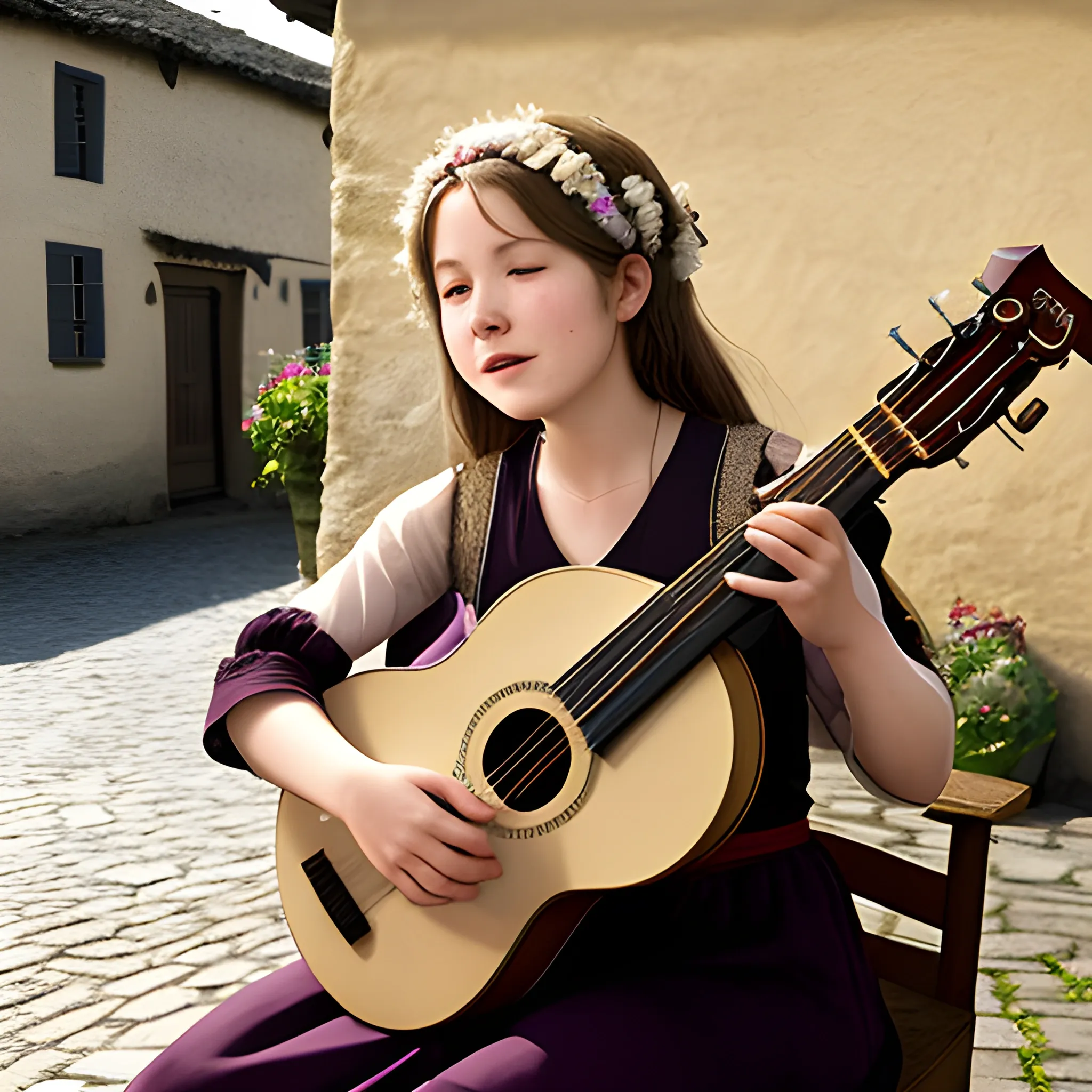 Olivia the Musician: Olivia, a talented human bard, can often be found playing her lute or singing ballads in the village square. Her melodic tunes lift the spirits of the villagers and create a sense of harmony within the community.
