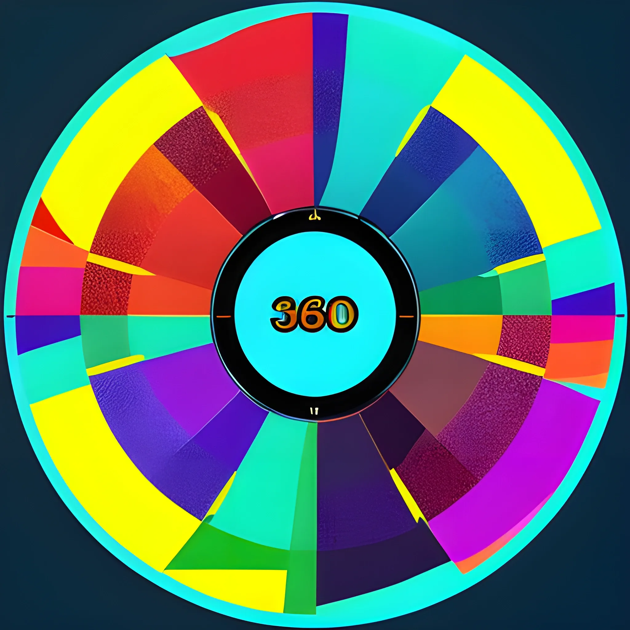 360°  + 90°  = °  , lot of colors 