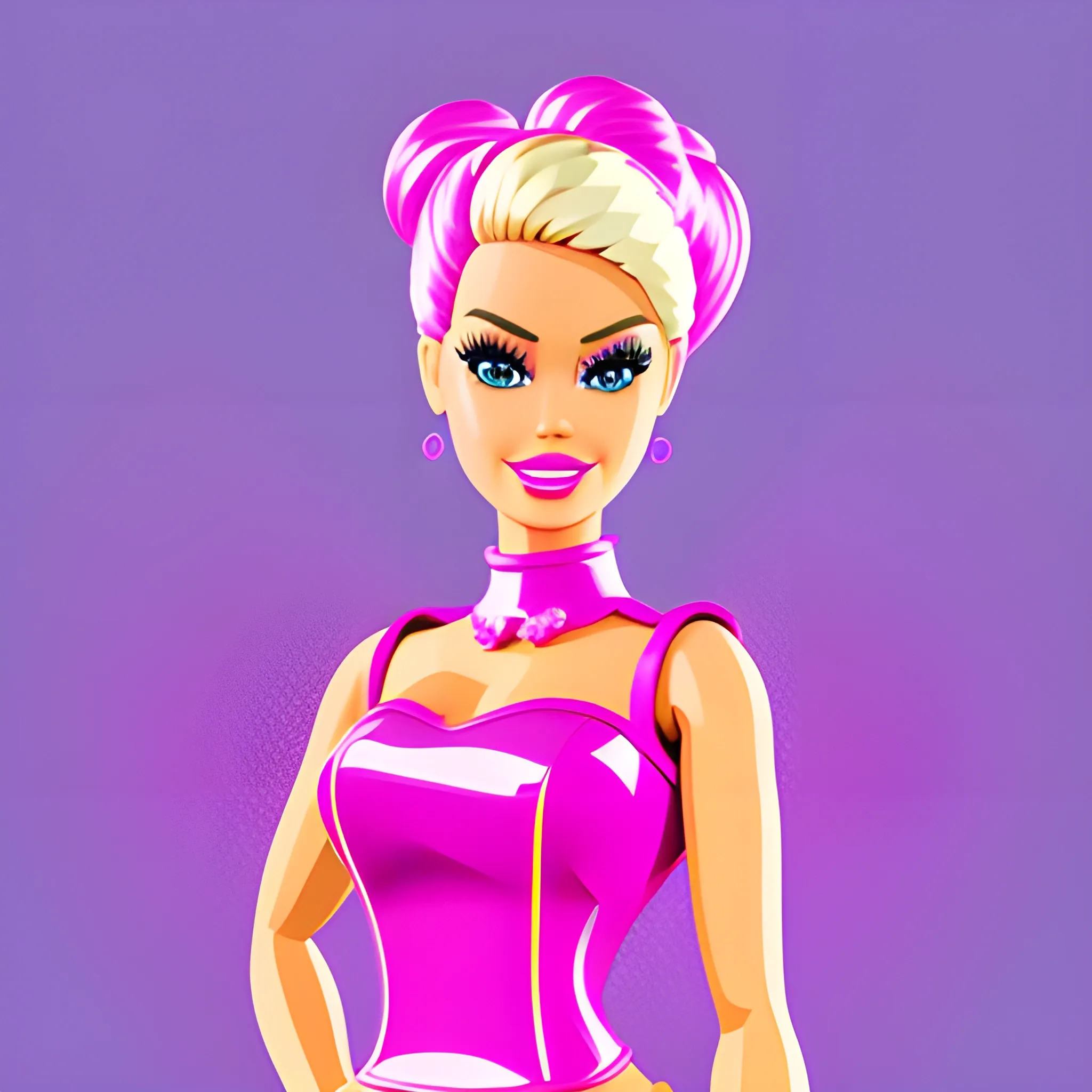 Barbie, pop art, barbie vector, barbie fantasy, concept art, 2k resolution, 

