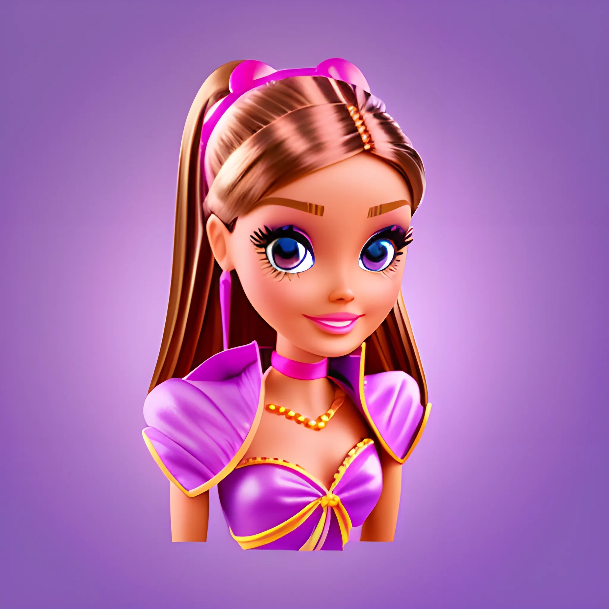 Cute cheap barbie cartoon