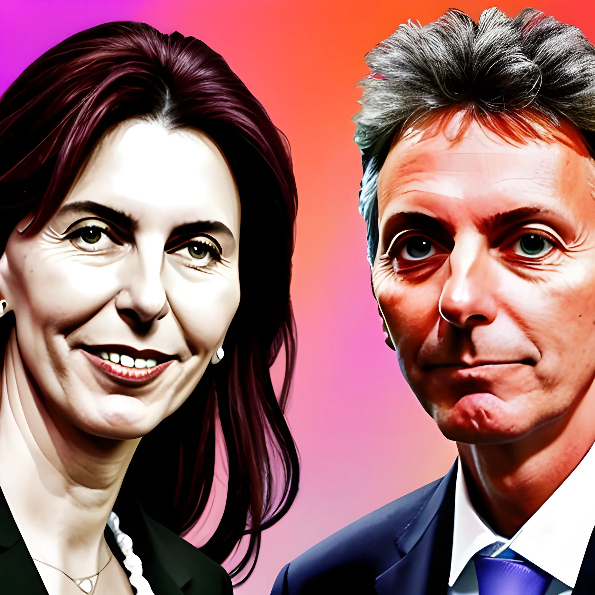 mAURICIO MACRI Y CRISTINA kIRSHNER, Trippy