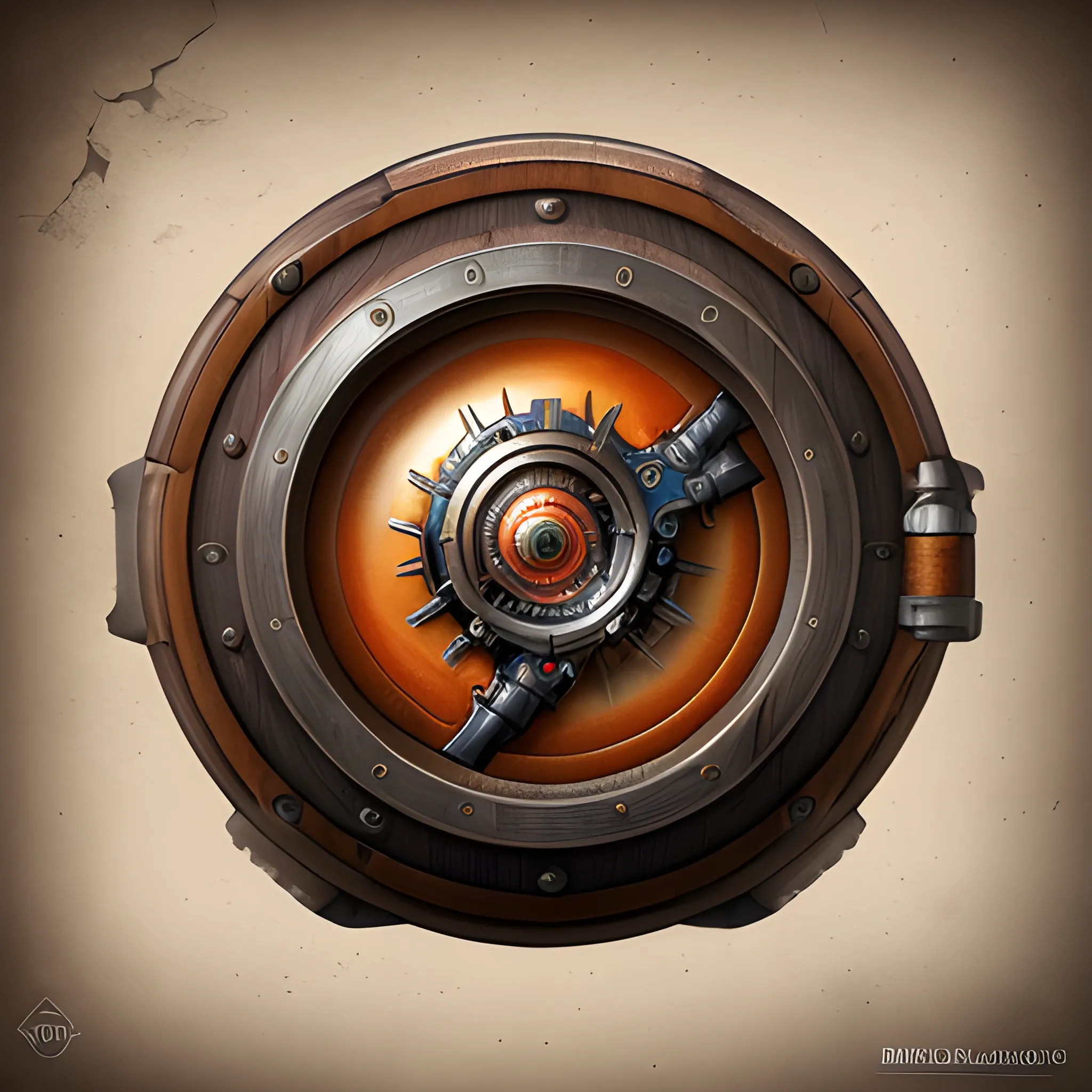 revolver
 big barrel, revolver, 8k, high resolution, high quality, photorealistic, hyperealistic, detailed, detailed matte painting, deep color, fantastical, intricate detail, splash screen, complementary colors, fantasy, concept art,