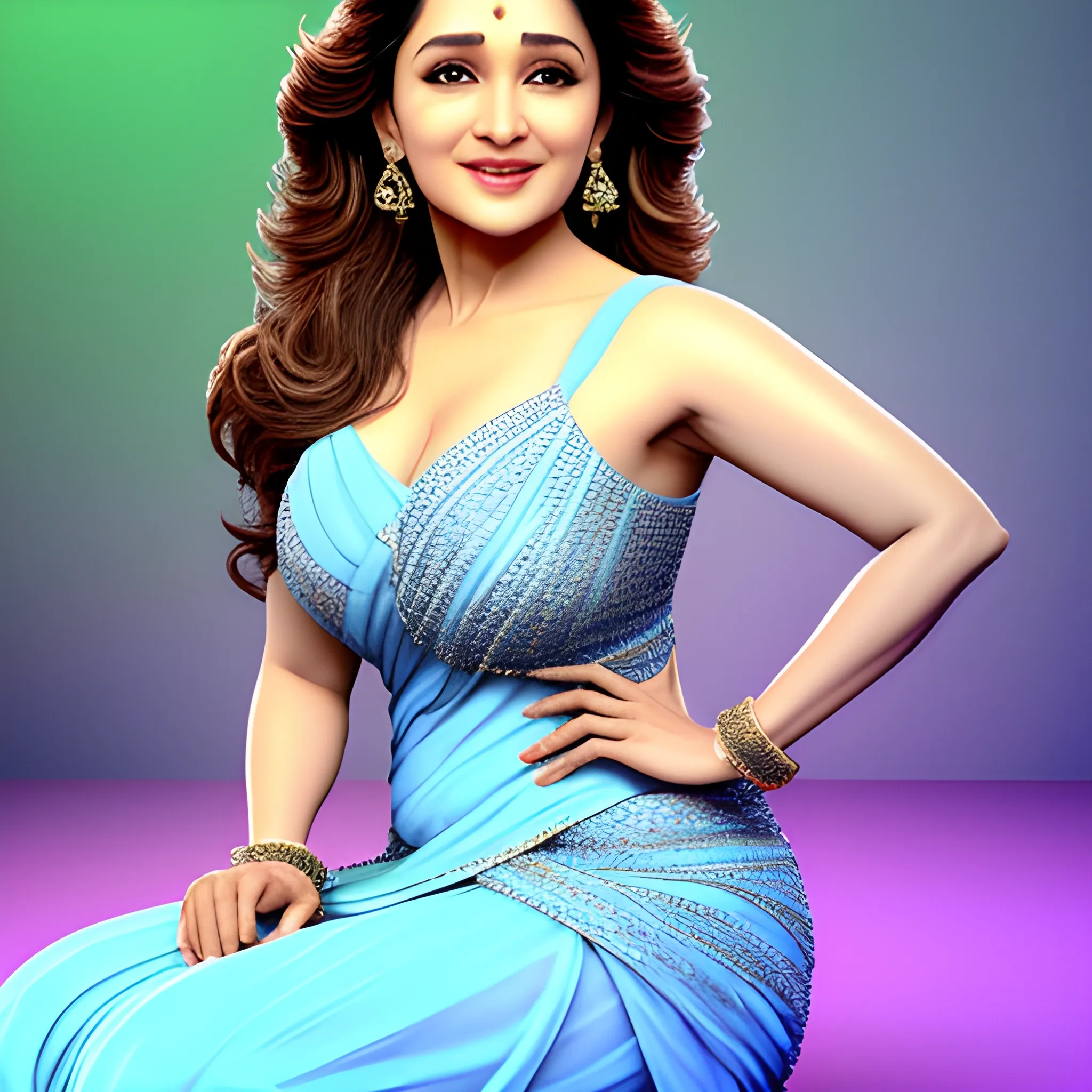 Madhuri dixit , 3D