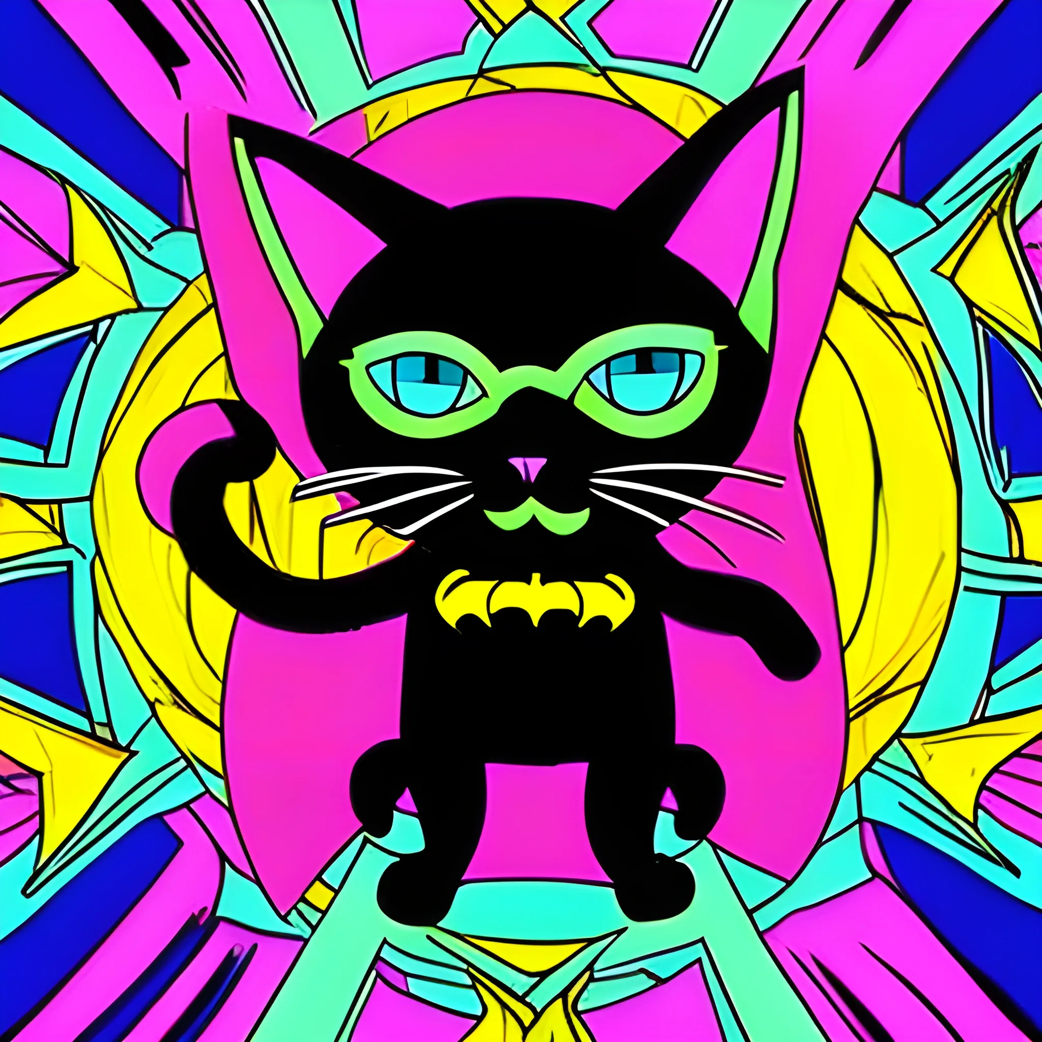 Cat superhero
, Trippy, Cartoon, Trippy