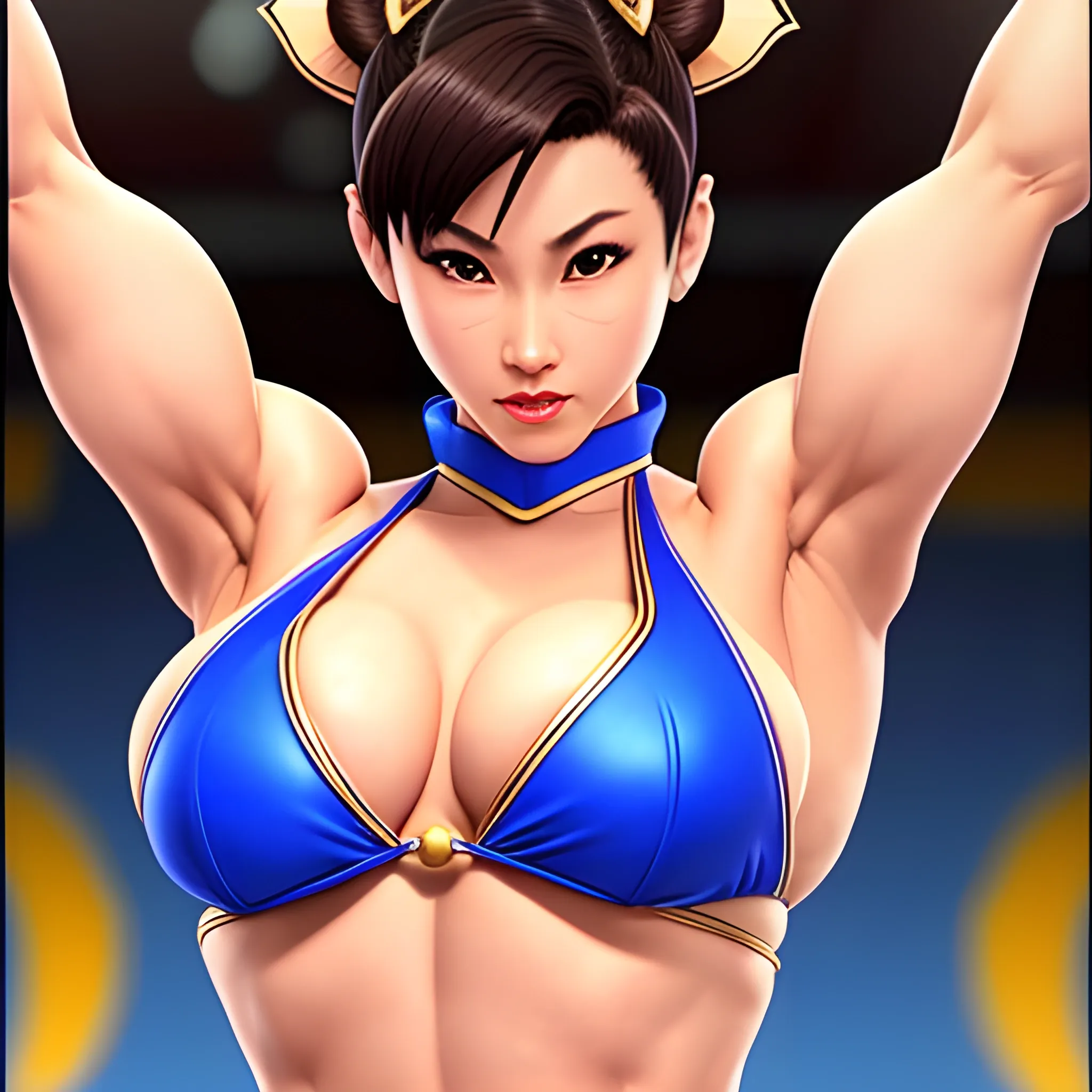 chun li con un bikini pequeño




