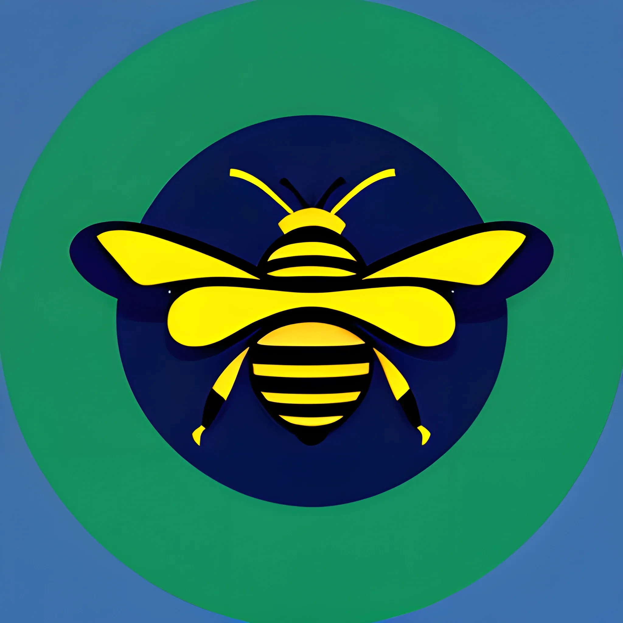 The app icon features a cute and friendly cartoon bee. The bee is depicted in a simplified and minimalist style, using clean lines and basic shapes. It has a round head with two large oval-shaped eyes, a small smile, and simple antennae on top.

The bee's body is portrayed as an elongated oval shape, divided into three segments. Each segment is a slightly smaller oval than the previous one, creating a sense of movement and depth. The first segment represents the bee's head, the second its thorax, and the third its abdomen.

The bee has two tiny wings on its back, rendered as small triangular shapes on each side of the body. These wings give a subtle impression of motion and activity. To emphasize the app's purpose, the bee is holding a tiny speech bubble with three dots inside, symbolizing messaging or communication.

The entire icon is set on a circular background with a gradient of vibrant and friendly colors, such as a combination of bright yellow and light orange, radiating a warm and welcoming feeling.