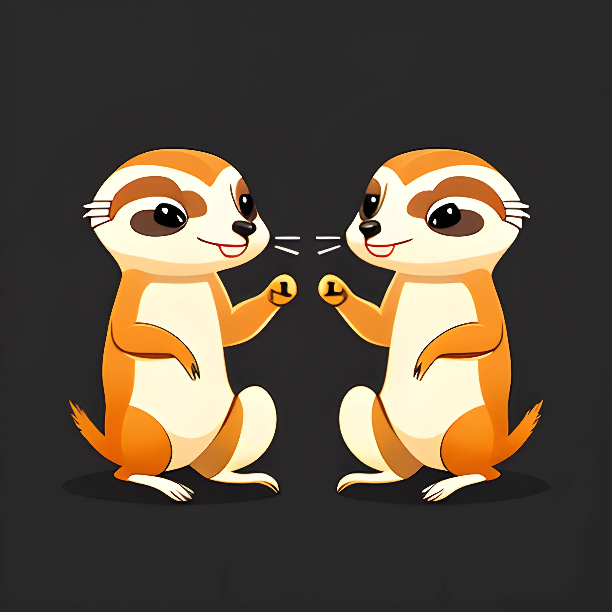 The app icon showcases a cute and simplified cartoon meerkat. Meerkats are small, social mammals known for their curious and vigilant behavior, making them a perfect fit for an app that connects nearby people for activities and communication.
, Pencil Sketch, Cartoon