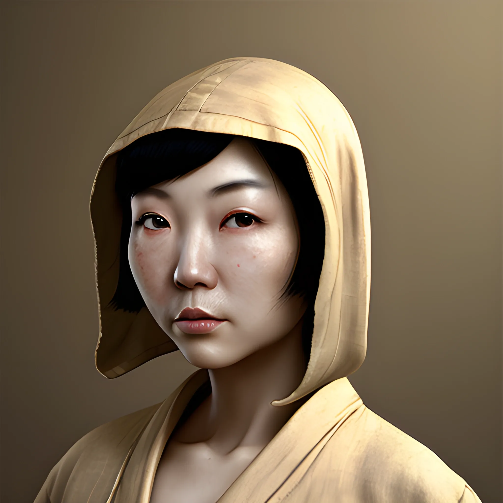 In The Style Of Fallout 1 masterpiece portrait Photography 