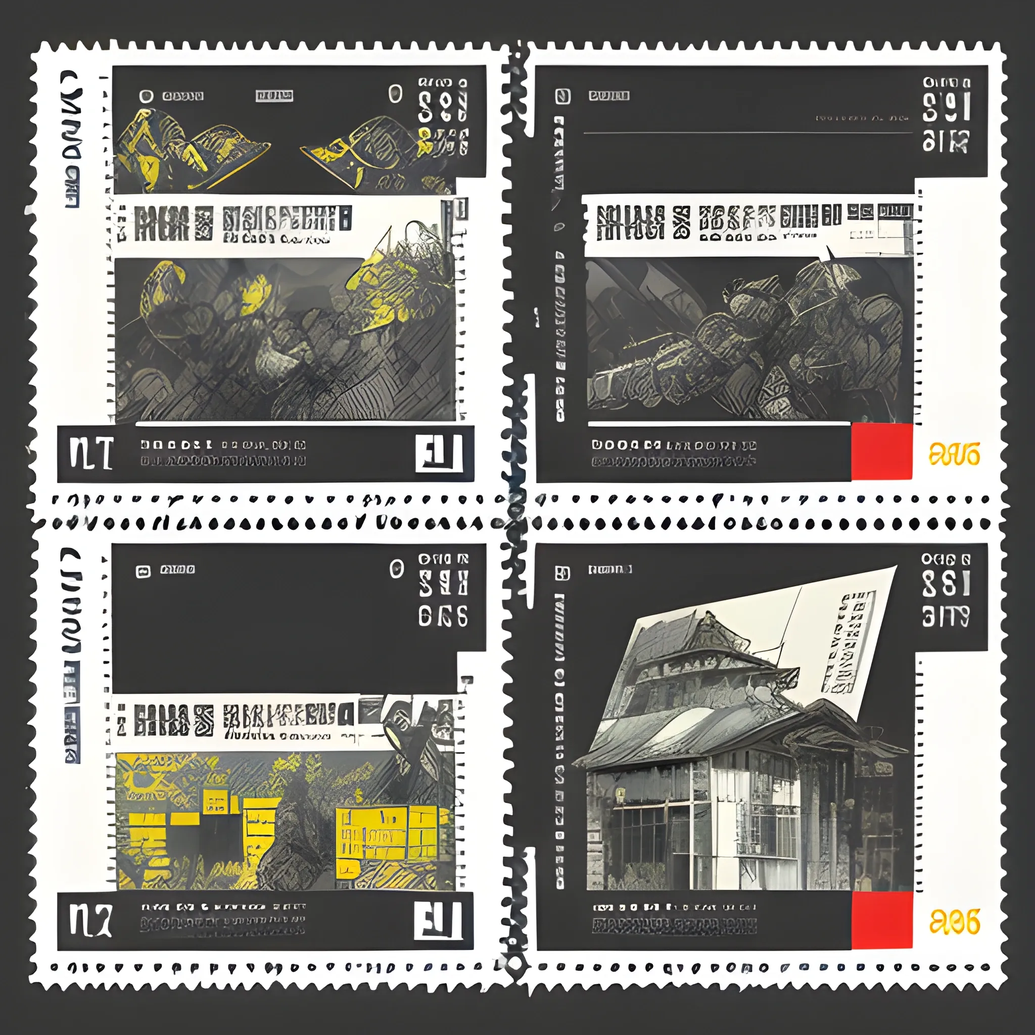  casual art, interface design, app post offices, postage stamps, envelopes, boxes, snail mail theme, behance, yoji shinkawa