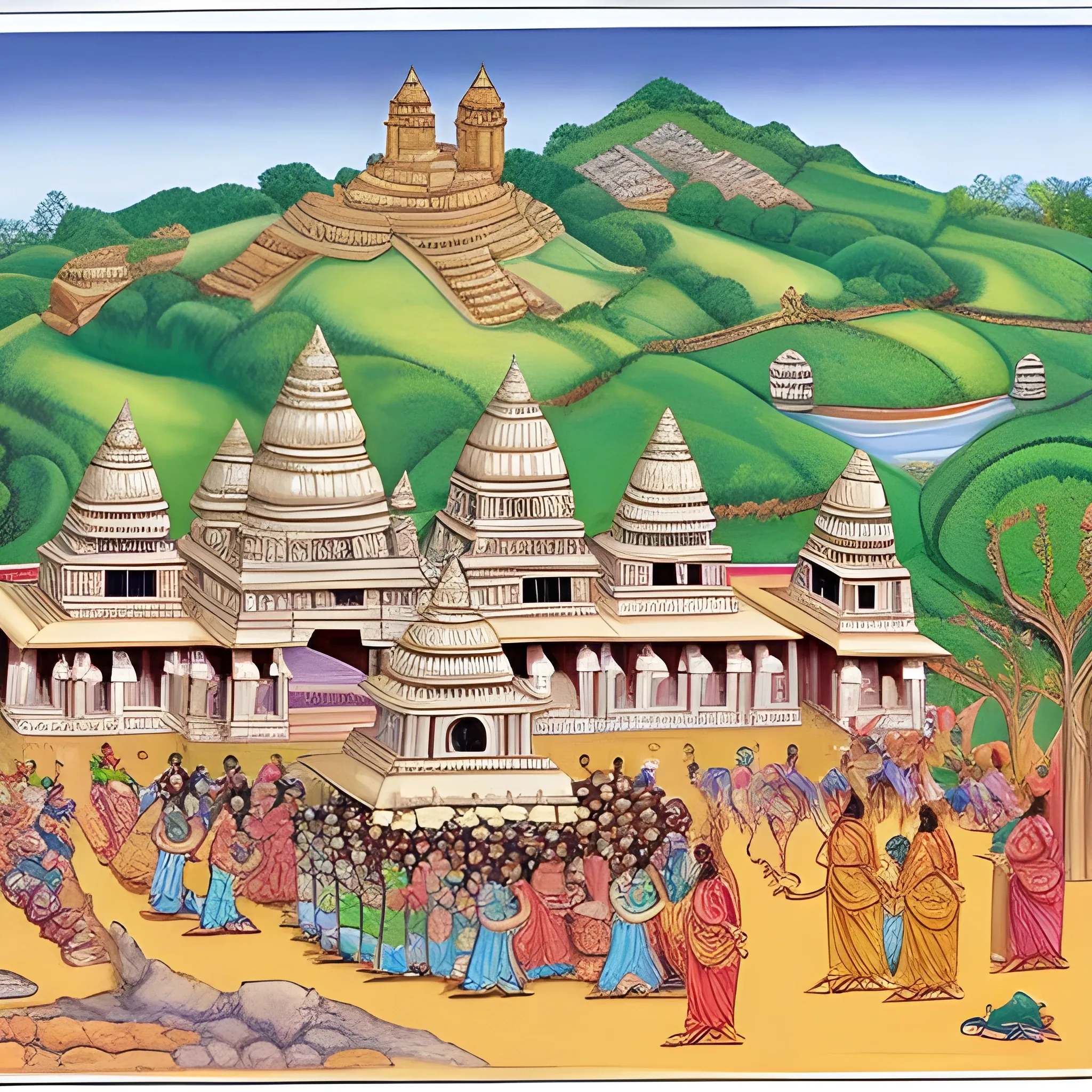 town of lanka during the ramayan 