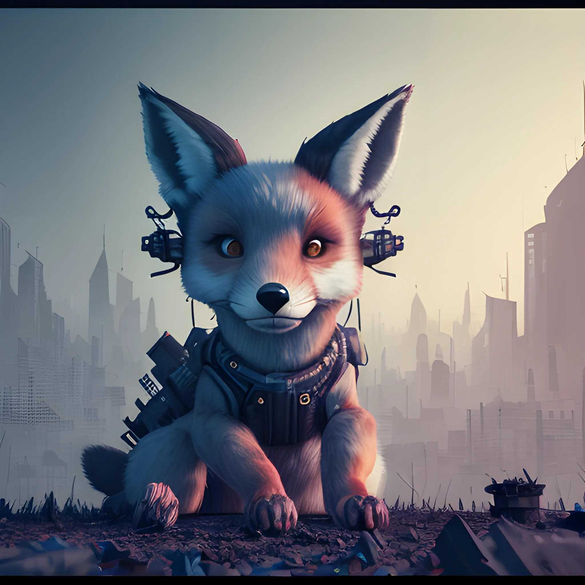 (((by Gary Panter and Loish))), a panorama Looking straight at the camera photo of cute fox, at dawn during summer, (trending on Behance HD), (post-apocalypticpunk), (furry, dystopian), (high quality), (detailed), (masterpiece), (best quality), (highres), (extremely detailed), (8k), (NSFW:0.5), Cartoon

"VAE": "vqgan_cfw_00011_vae_only",
"Seed": 2182287631,
"Size": "4928x6144",
"Model": "Selects_pasteldiffusedmix_v22",
"Steps": 20,
"Parser": "Full parser",
"Sampler": "DPM++ 2M SDE Karras",
"Version": "debec28",
"CFG scale": 7,
"Model hash": "7d21f7acff",
"Lora hashes": {
"Elixir": "25a55715ed60",
"add_detail": "7c6bad76eb54",
"epi_noiseoffset2": "d1131f7207d6"
},
"Latent sampler": "DPM++ 2M SDE Karras",
"Image CFG scale": 7,
"Negative prompt": "FastNegativeV2, ng_deepnegative_v1_75t, badhandv4, wrinkles, deformed, unrealistic, worst quality, blurry, out of focus, low quality, out of frame, logo, signature, username, watermark, picture frame, frames, borderline, duplicate, error, ugly, blur, tiled",
"Denoising strength": 0.3,
"Token merging ratio": 0.3,
"Ultimate SD upscale padding": 60,
"Ultimate SD upscale upscaler": "4x_NMKD-Siax_200k",
"Ultimate SD upscale mask_blur": 22,
"Ultimate SD upscale tile_width": 768,
"Ultimate SD upscale tile_height": 768