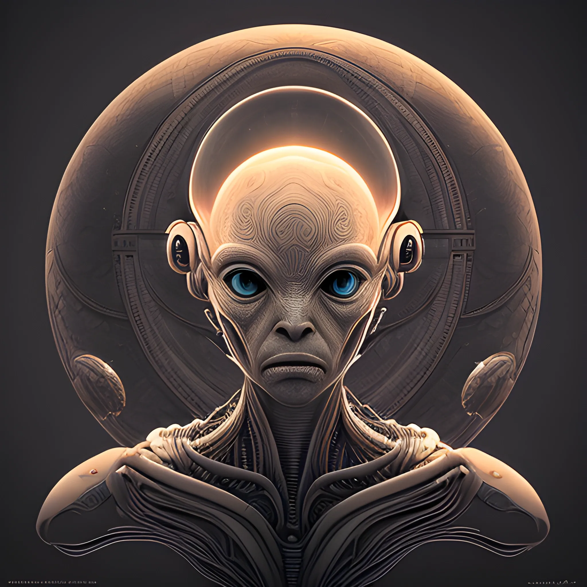 A detailed and intricate digital art piece in a cinematic style, this ultra high resolution portrait of a star wars-like alien is a true masterpiece