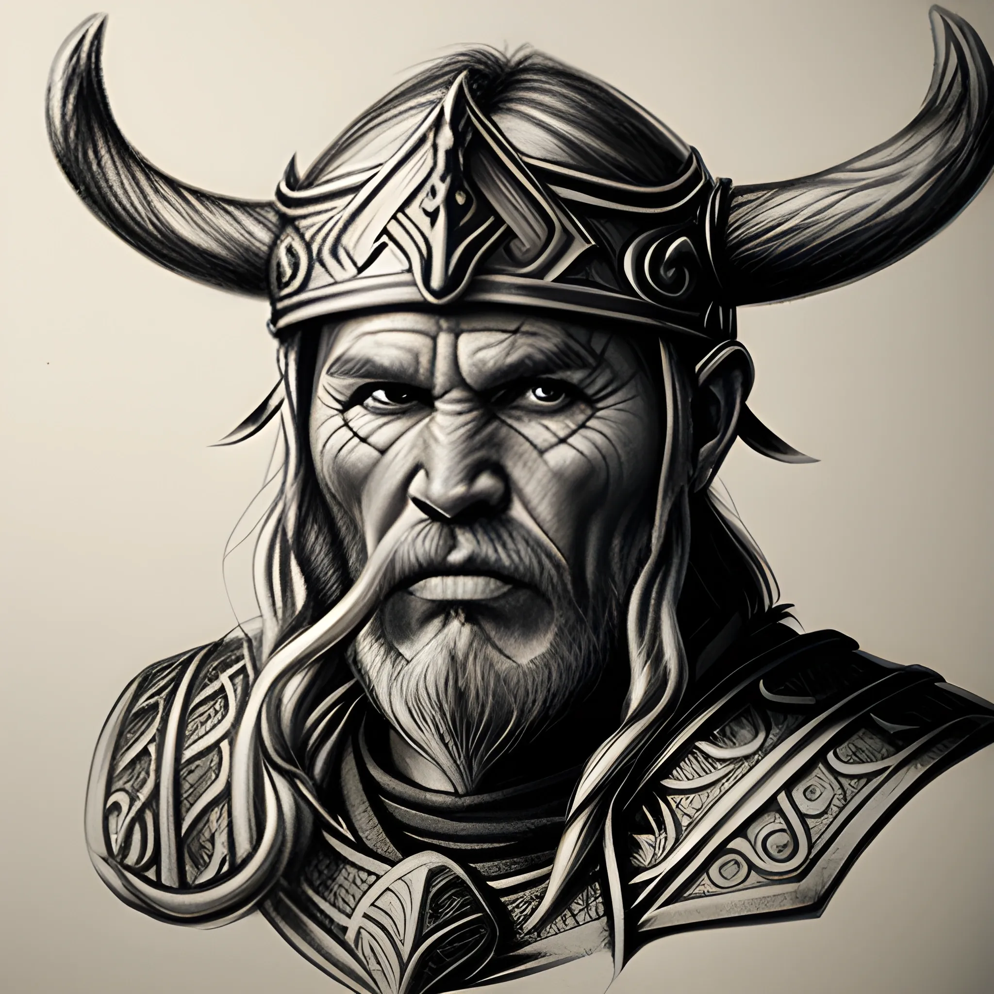 Vikingo
, Pencil Sketch