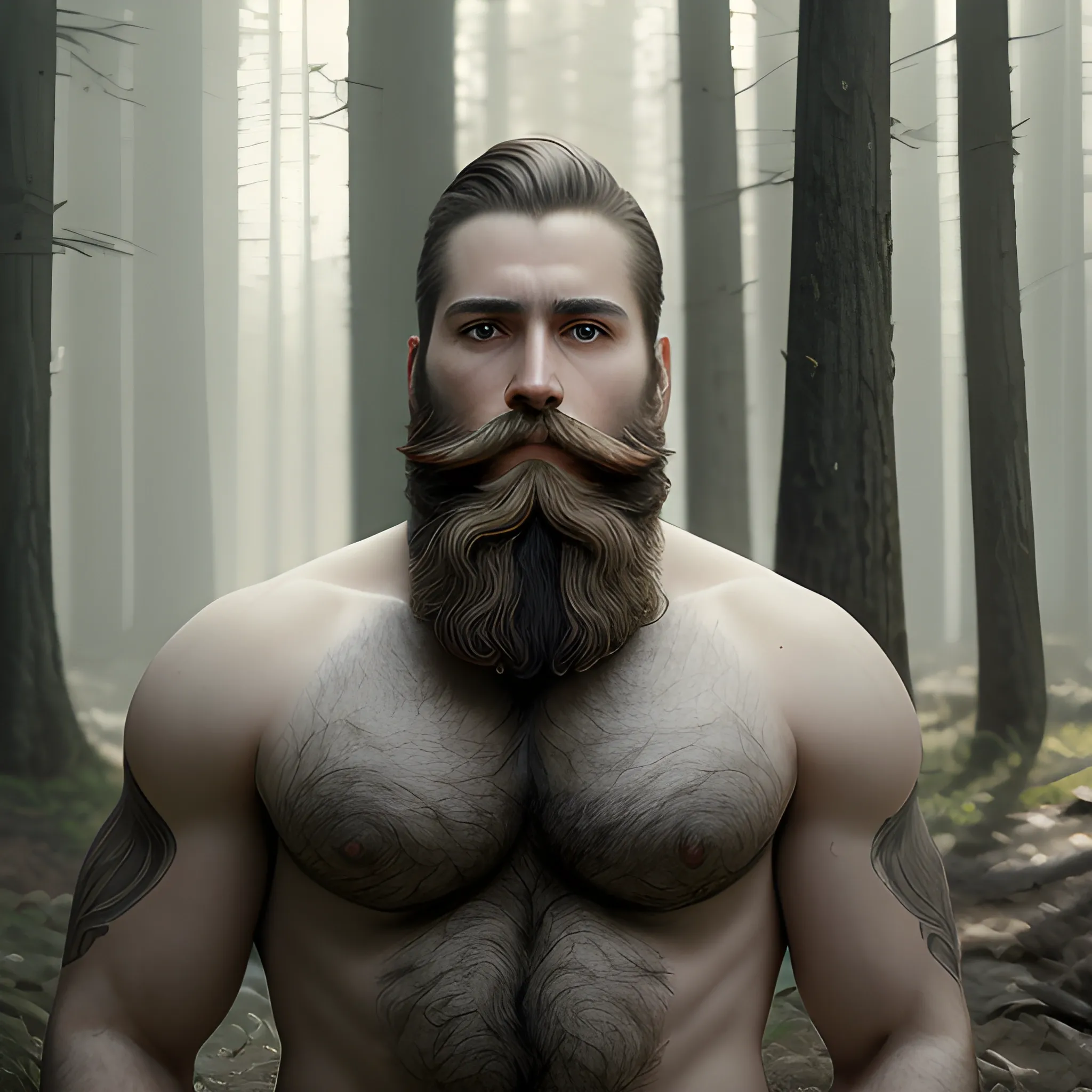 (masterpiece), (extremely intricate:1.3), (realistic), portrait of a man, trimmed beard, the most beautiful in the world, (lightly masculine), (full body), outdoors, intense sunlight, far away forest, professional photograph of a stunning man detailed, sharp focus, dramatic, award winning, cinematic lighting, octane render, unreal engine, volumetrics dtx, (film grain)