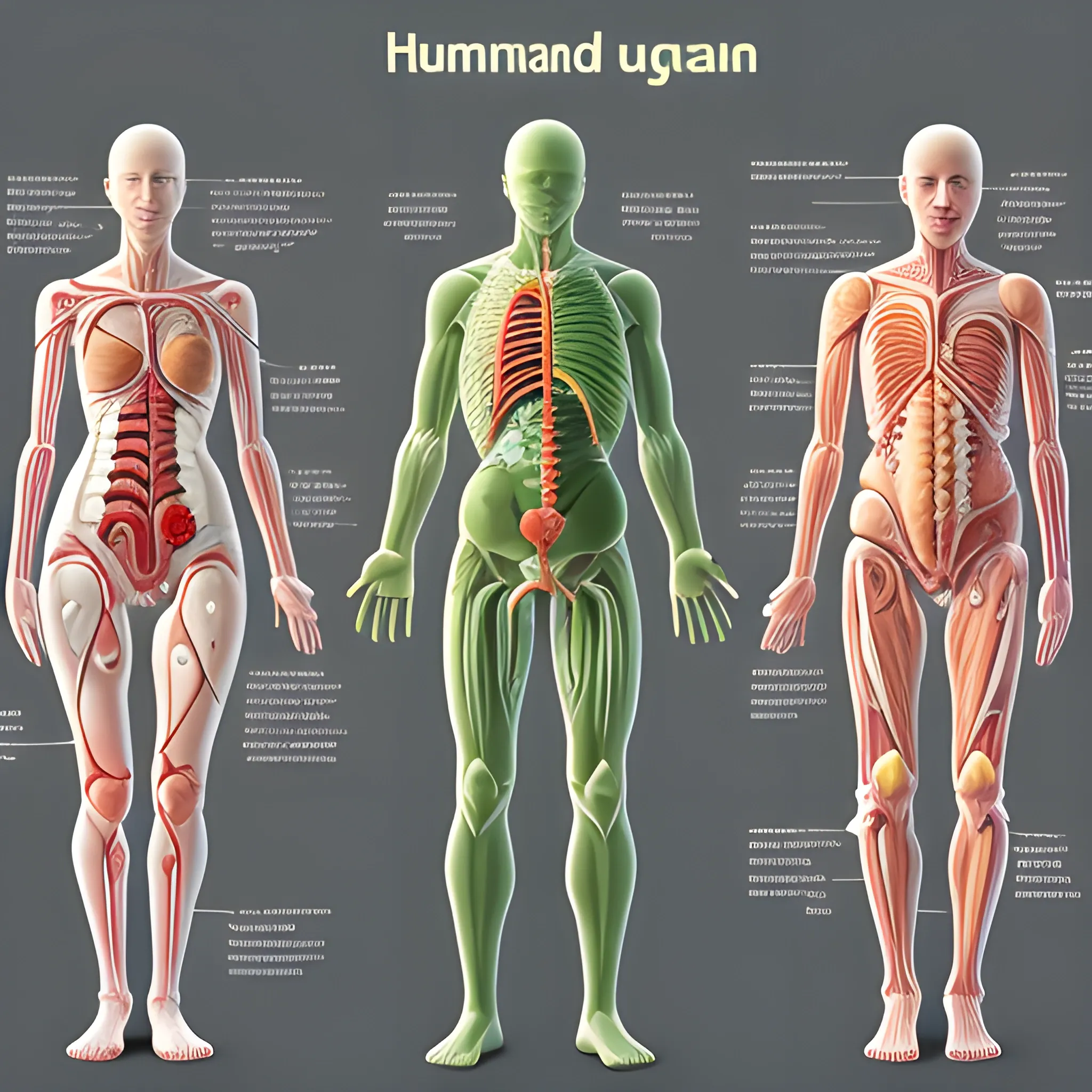 human body, indoor, organs