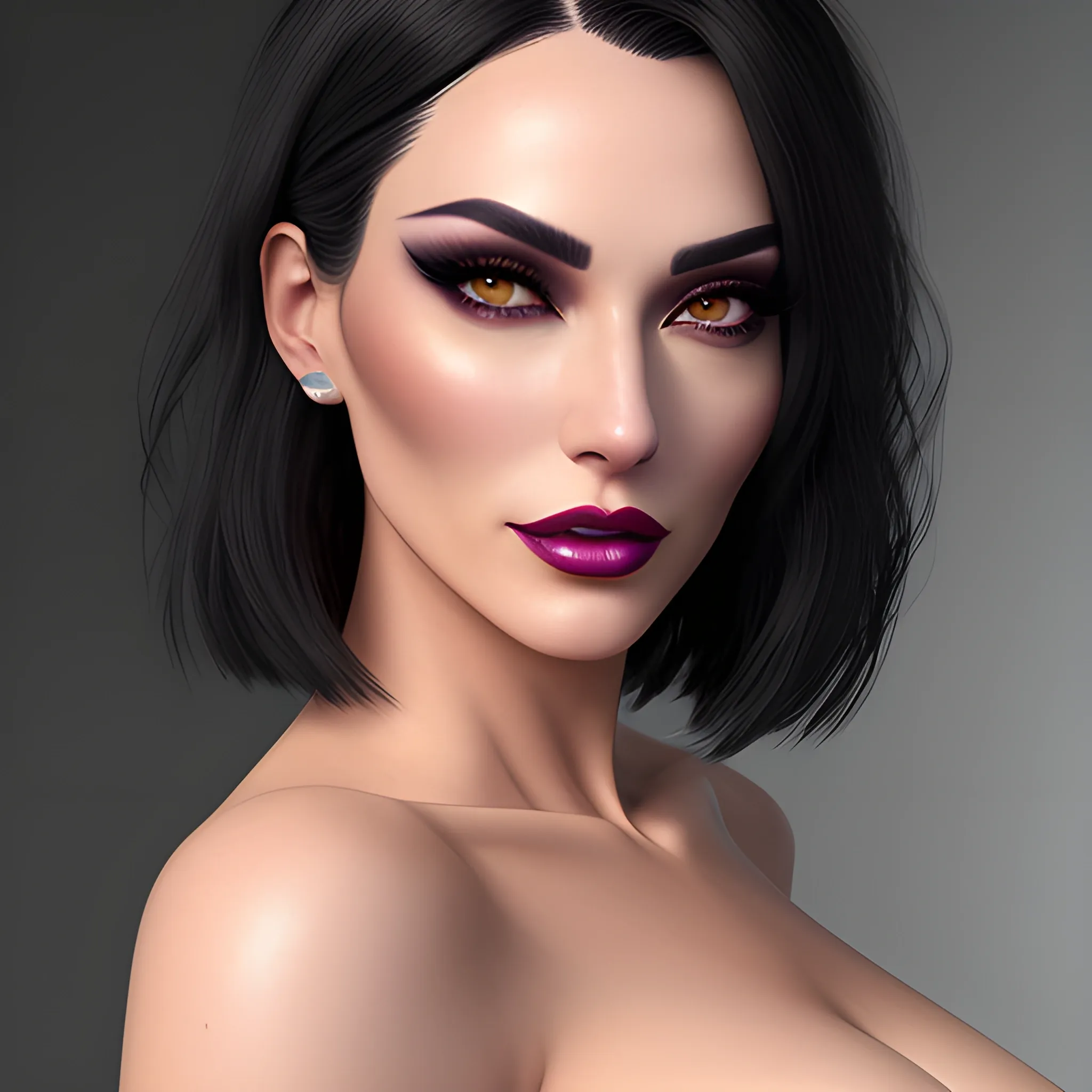 Beautiful girl, high detail, hauntingly beautiful illustration,prefect face, female, snake pupils, cocked eyebrow, mole under mouth, seductive smile, seductive smile, short hair, black hair, blunt bangs, waving, moon, wasteland, moody lighting, (full body), goddess, official art, extremely detailed CG unity 8k wallpaper, highly detailed, upright straddle, vampire, exquisite facial features, Panorama,Beautiful Body,masterpiece, best quality, beautiful girl with beautiful sensuous eyes, sensuous smile, light makeup, photorealistic face, detailed skin, Wearing sexy dress , areola, moles, public,full body,Non head portrait,Non close-up,Non close range,prospect