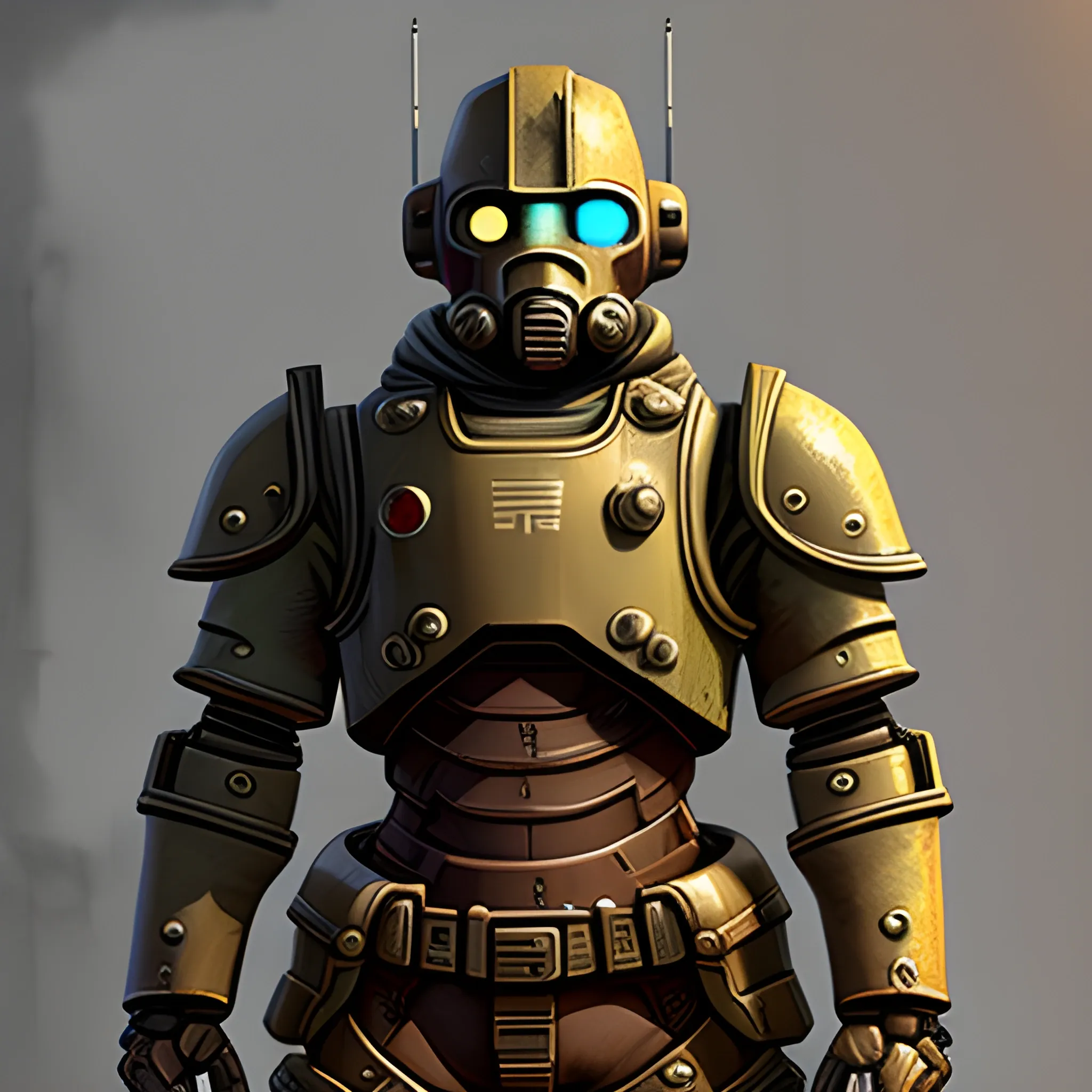 Fallout Ranger D&D Warforged