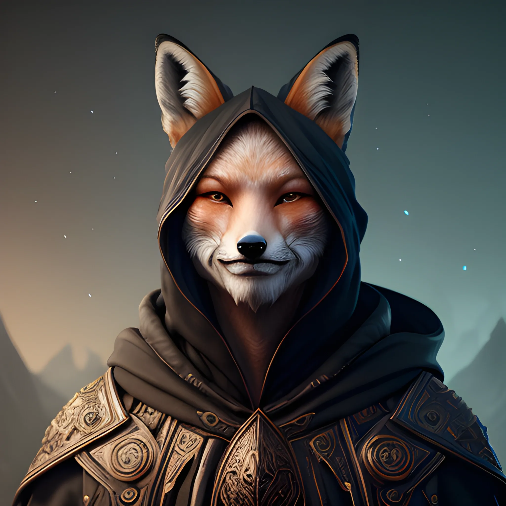 anthro fox face