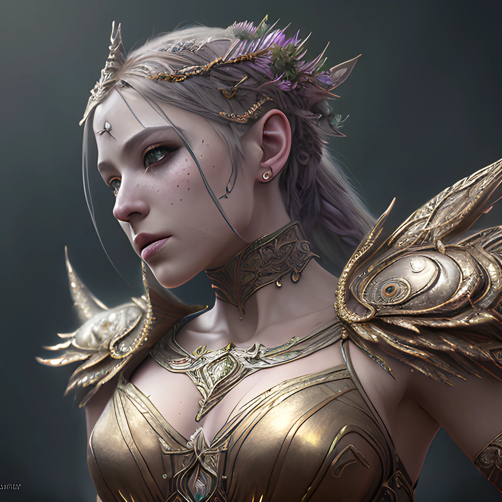 dancer, female, beautiful, inside, high fantasy, photorealistic, hyperrealistic, 8k, high resolution, high quality, detailed, detailed matte painting, deep color, fantastical, intricate detail, splash screen, complementary colors, fantasy concept art, 8k resolution trending on Artstation Unreal Engine 5