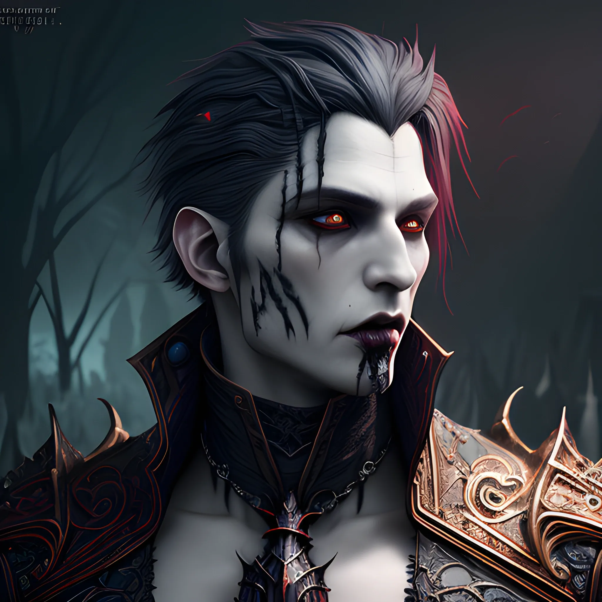 Vampire male art