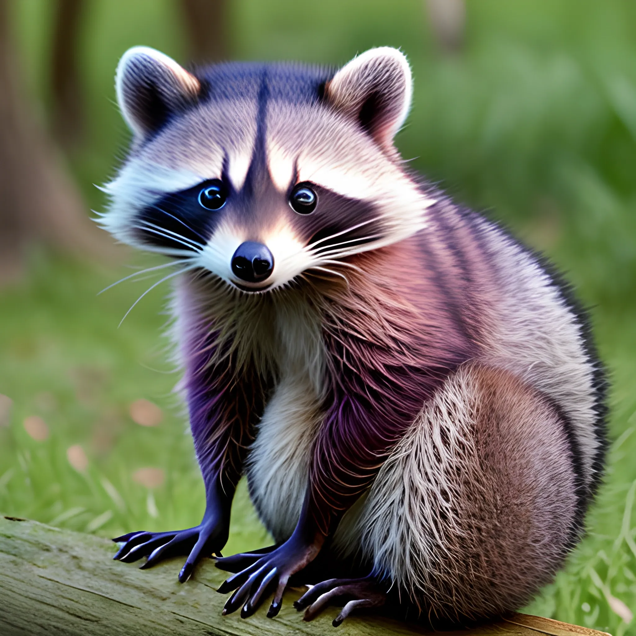 cute racoon