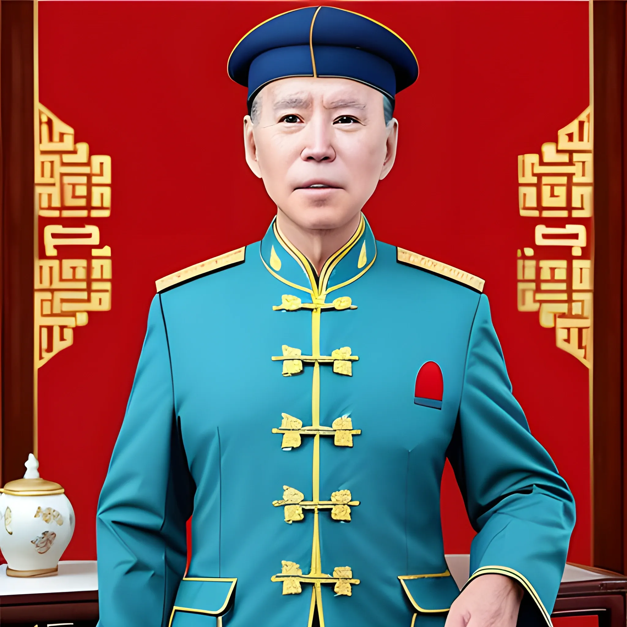 Biden Chinese uniform
