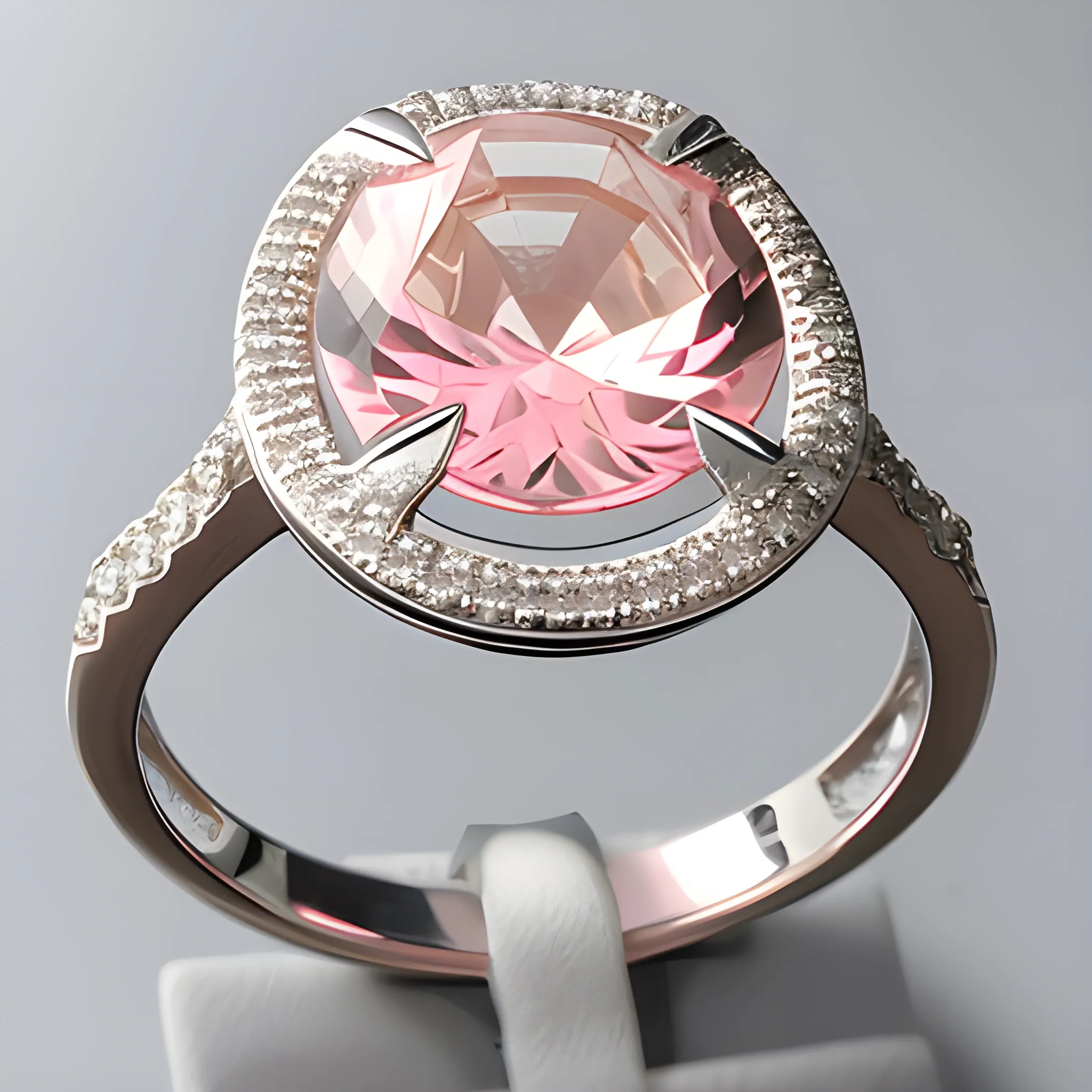 maak een promotie foto van deze ring BLUSH 1133WZI WITGOUDEN RING MET ZIRKONIA op de website van juwelier van soest. zorg er voor dat de ring goed zichtbaar is. de ring mag niet veranderd worden.