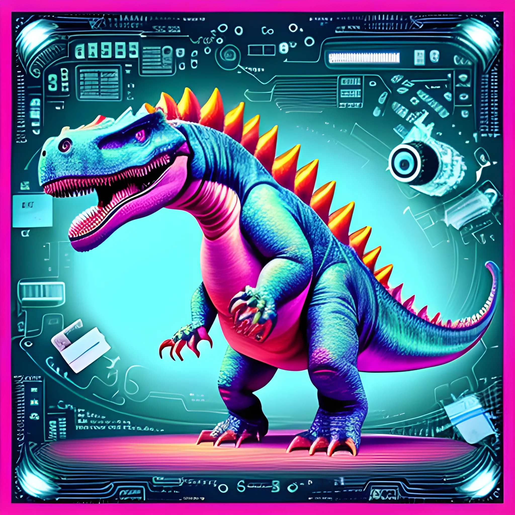 technological dinosaur, Trippy