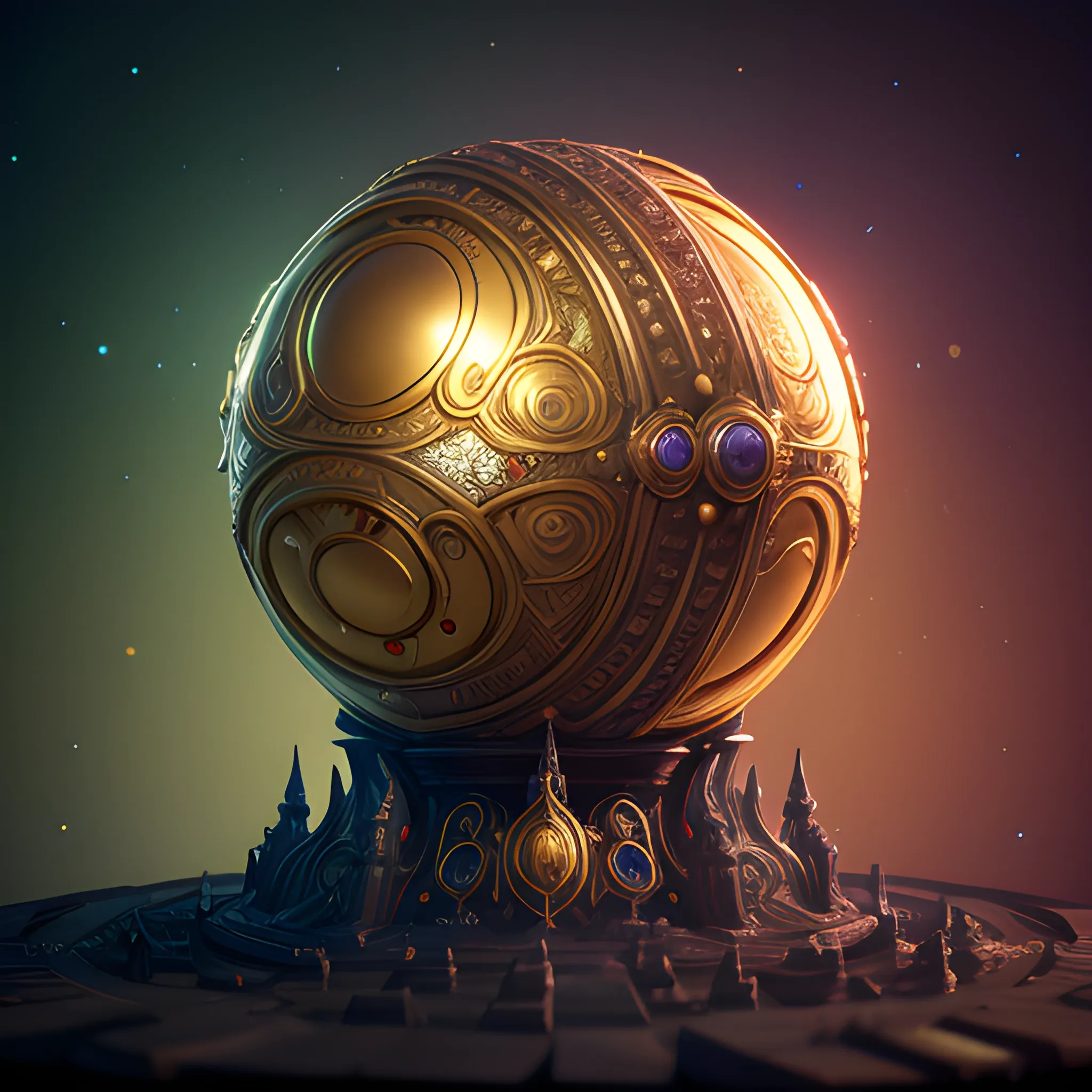 shining magic ball, 8k, high resolution, high quality, detailed, detailed matte painting, deep color, fantastical, intricate detail, splash screen, complementary colors, fantasy concept art, 8k resolution trending on Artstation Unreal Engine 5